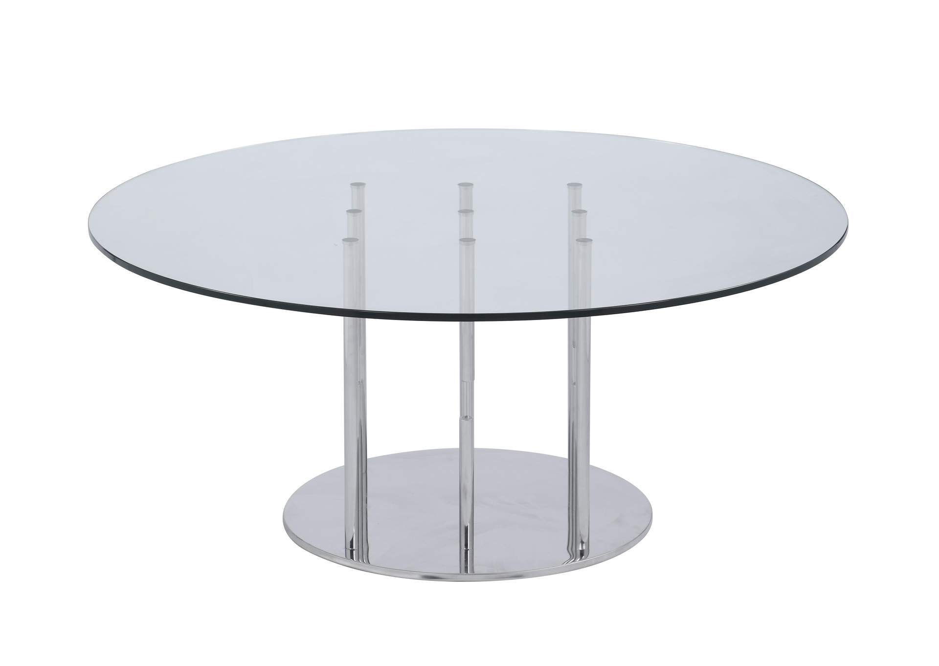 Contemporary Floating Pedestal Cocktail Table,Chintaly Imports