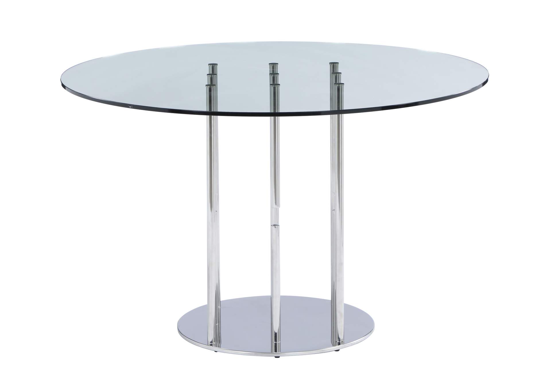 Contemporary Floating Pedestal Dining Table,Chintaly Imports