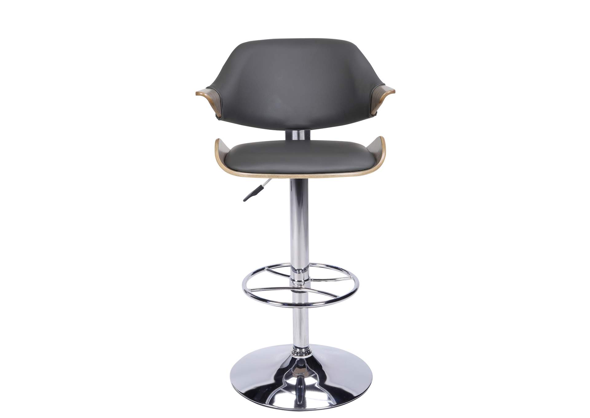 Curved Back Pneumatic-Adjustable Stool,Chintaly Imports