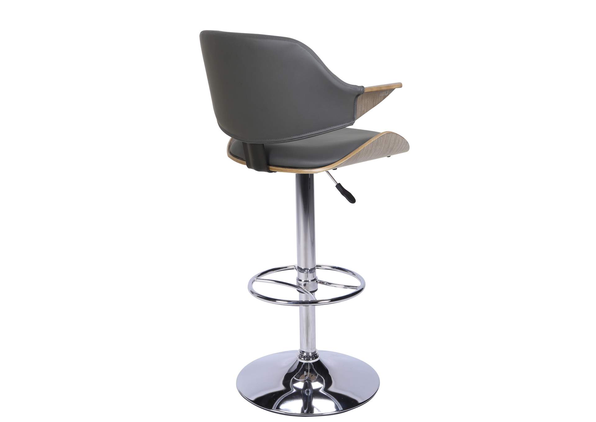 Curved Back Pneumatic-Adjustable Stool,Chintaly Imports