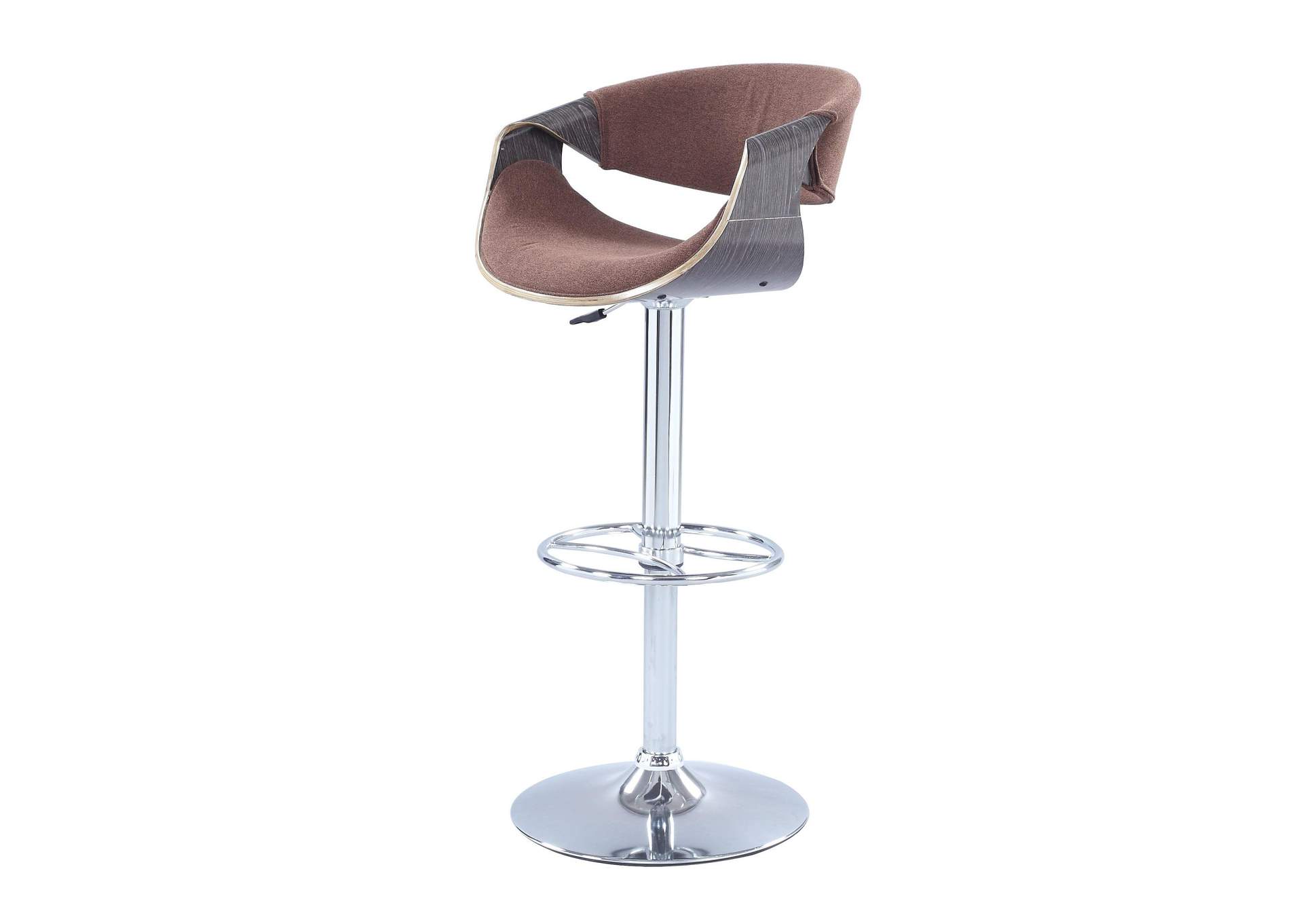 Bent Wood Saddle Seat Pneumatic-Adjustable Stool,Chintaly Imports