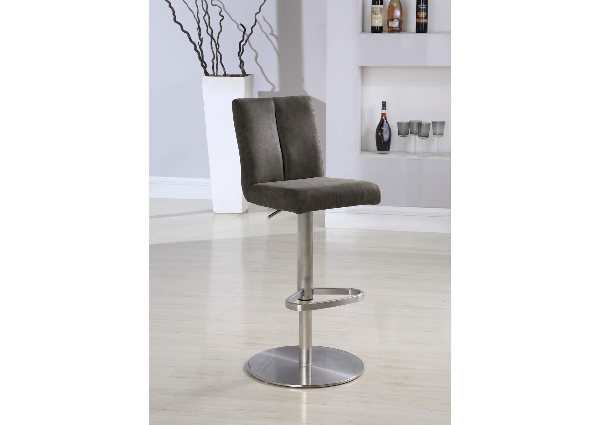 Modern High Back Pneumatic-Adjustable Stool,Chintaly Imports