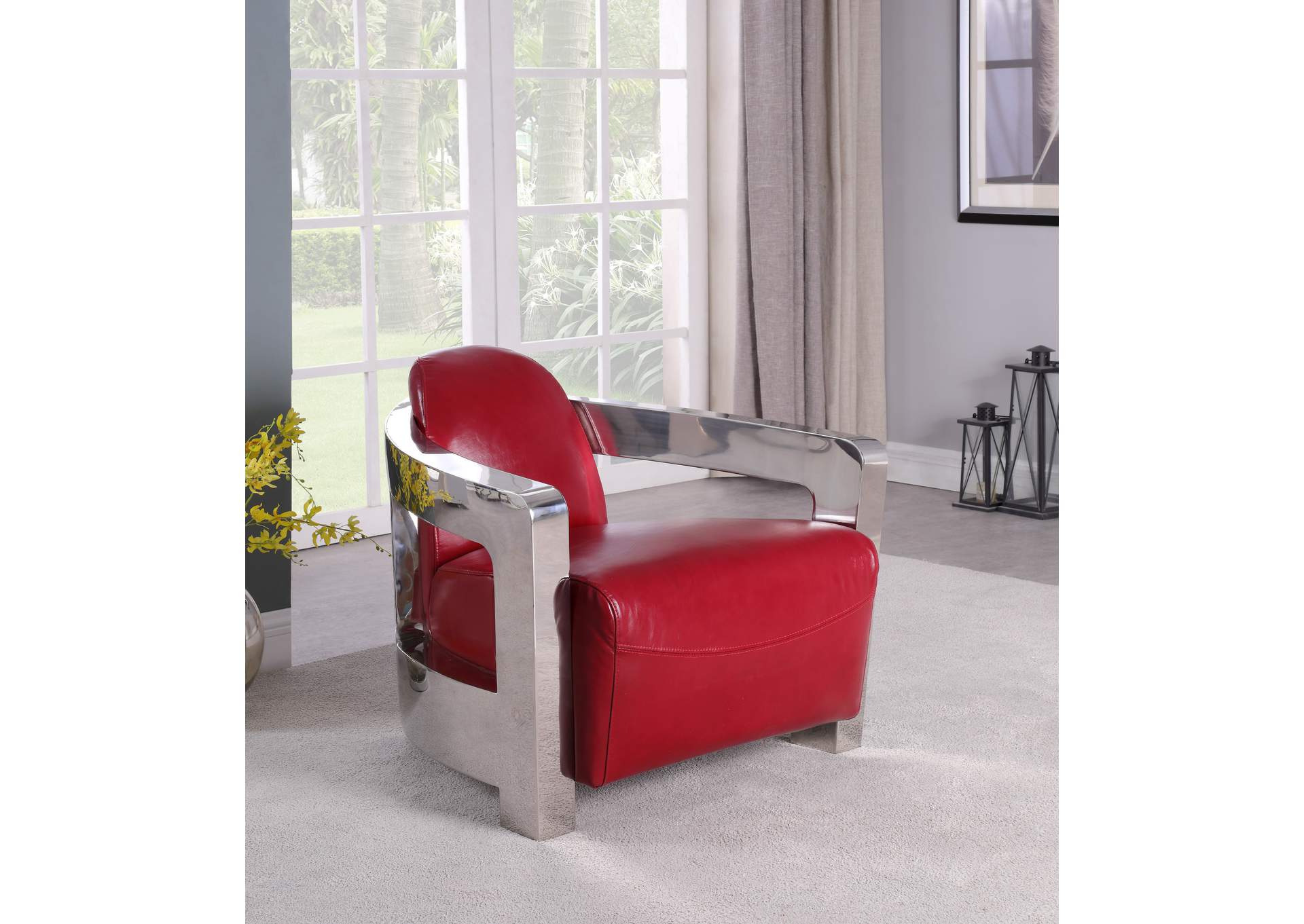 Contemporary Accent Chair,Chintaly Imports