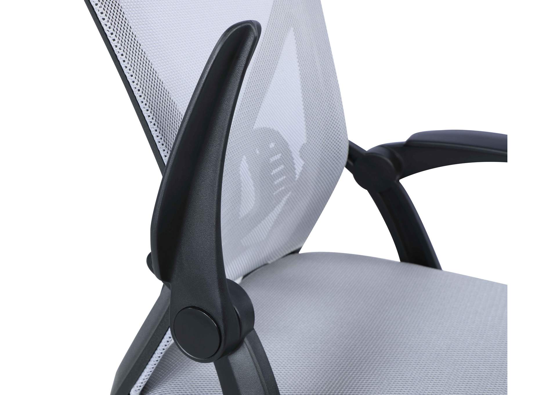 Contemporary Ergonomic Computer Chair With Adjustable Arms,Chintaly Imports