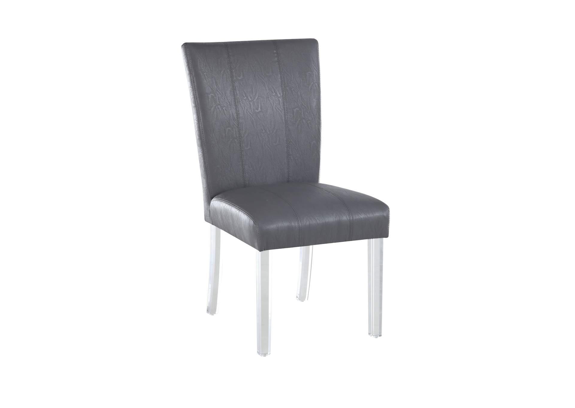 Contemporary Curved Flare-Back Parson Side Chair,Chintaly Imports