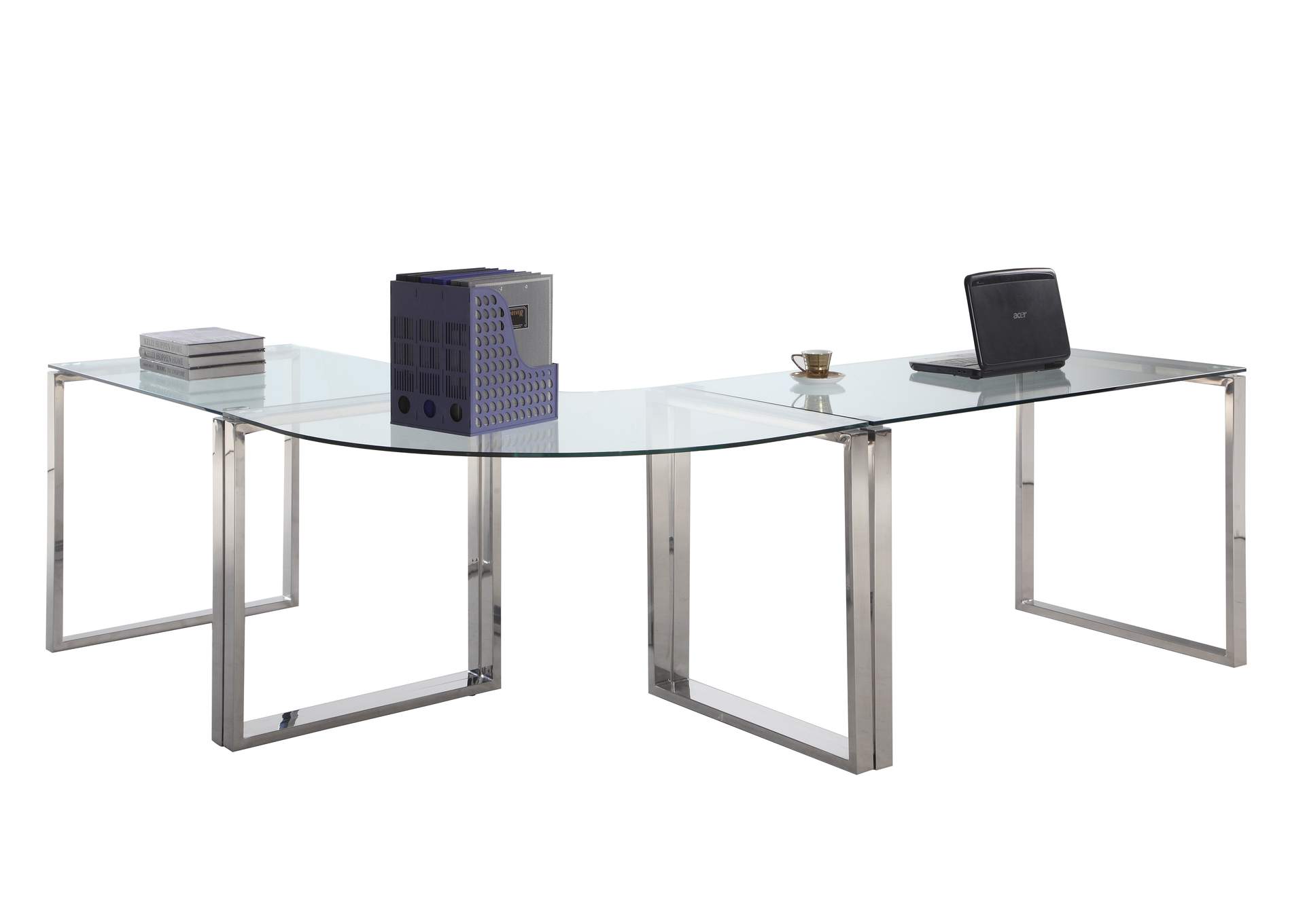 Contemporary Desk Set w/ Small, Large & Corner Desks,Chintaly Imports