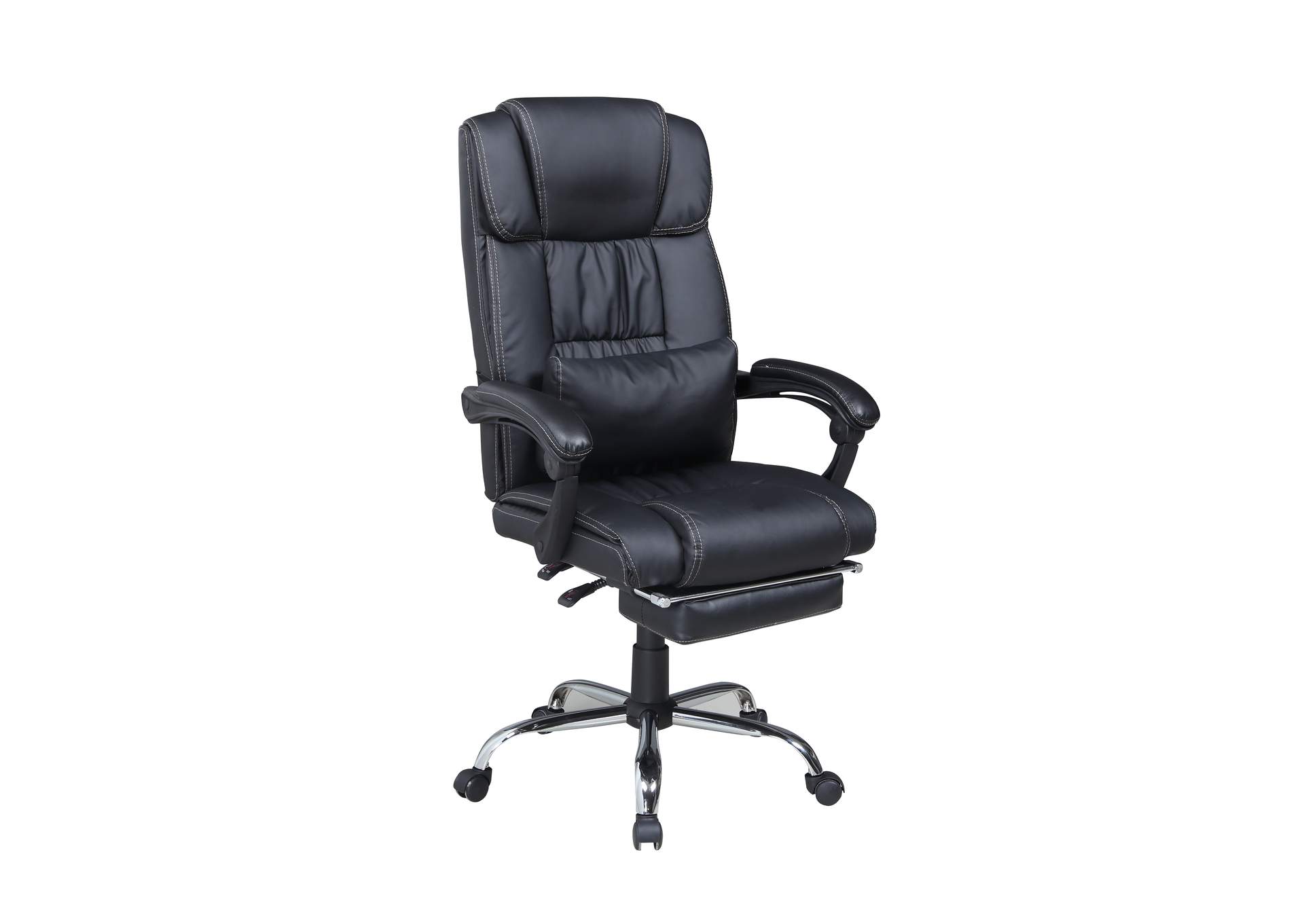 Modern Ergonomic Computer Chair With Extendable Footrest,Chintaly Imports