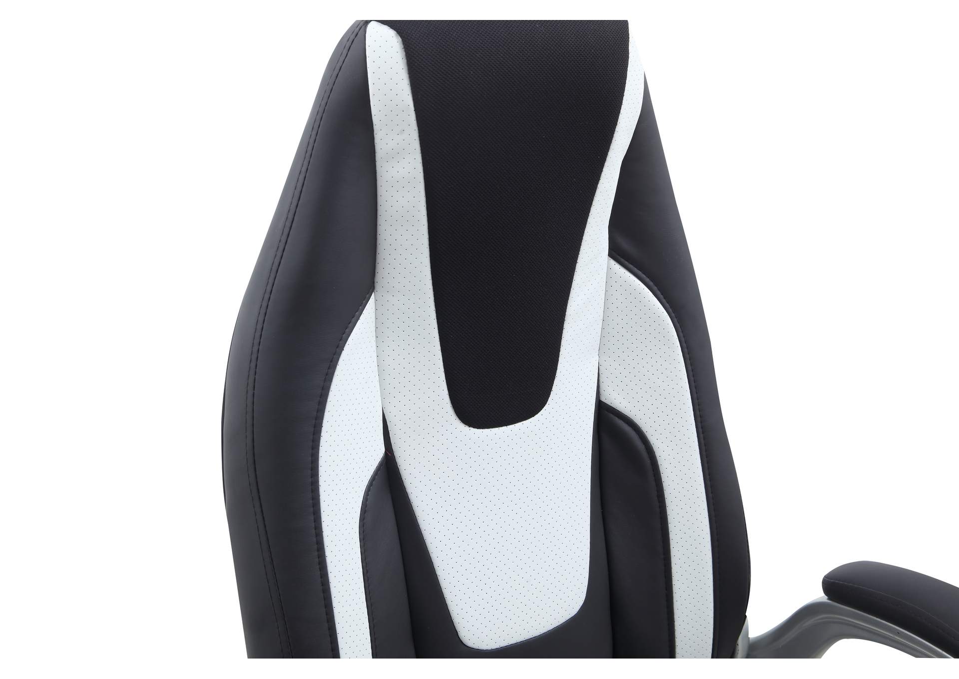 Modern Ergonomic 2-Tone Adjustable Computer Chair,Chintaly Imports
