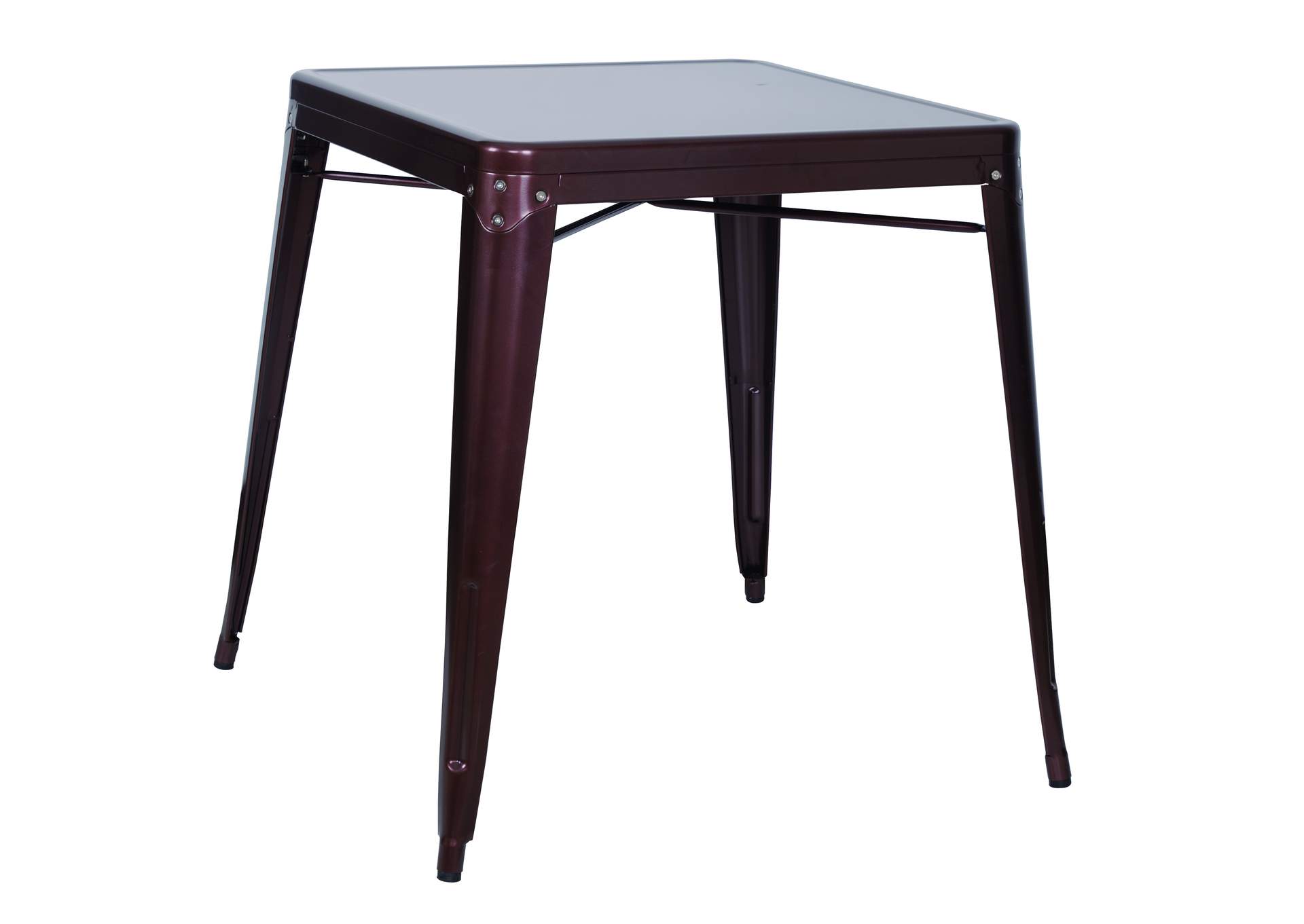 Galvanized Steel Dining Table,Chintaly Imports