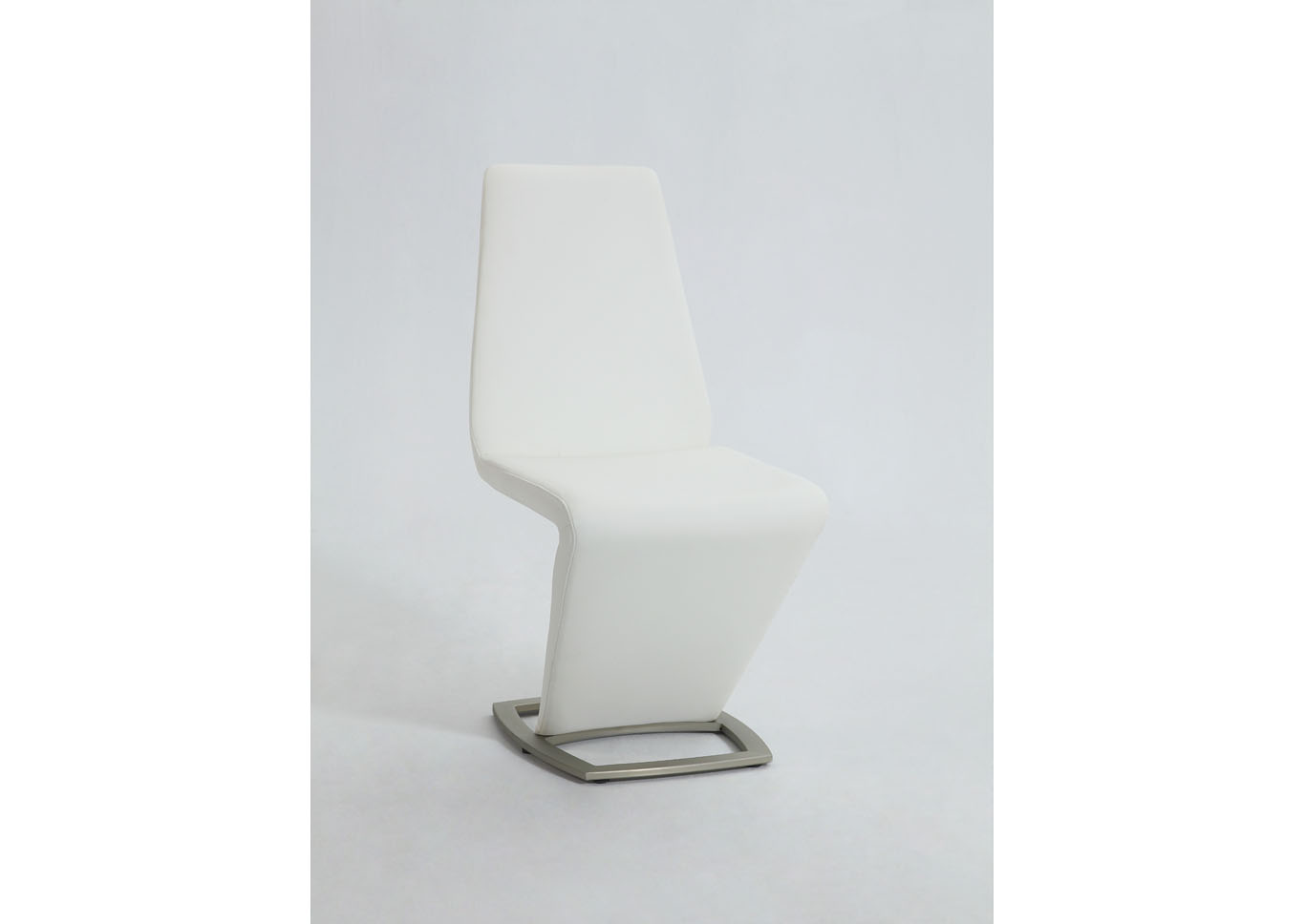 Abby White Z-Shaped Side Chair (Set of 2),Chintaly Imports