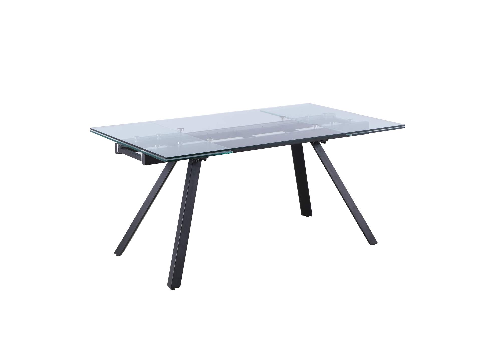 Extendable Glass Dining Table,Chintaly Imports