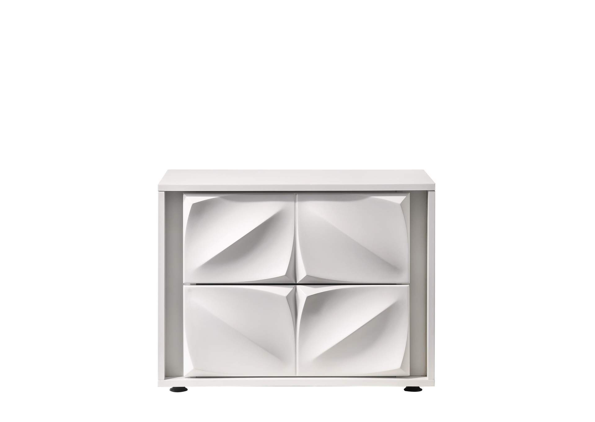 Contemporary 2-Drawer Nightstand,Chintaly Imports