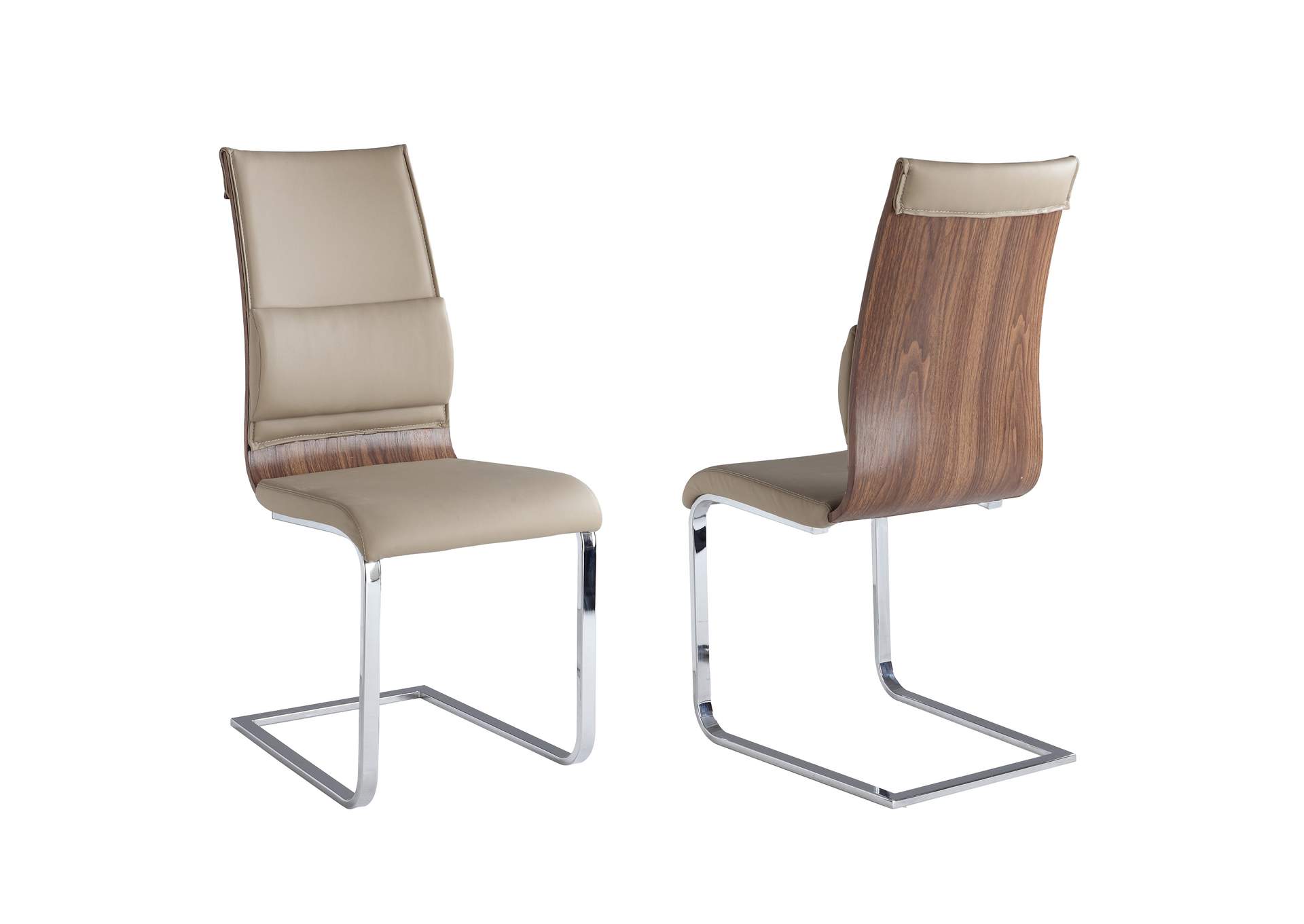 Cantilever Side Chair w/ Back Cushion,Chintaly Imports