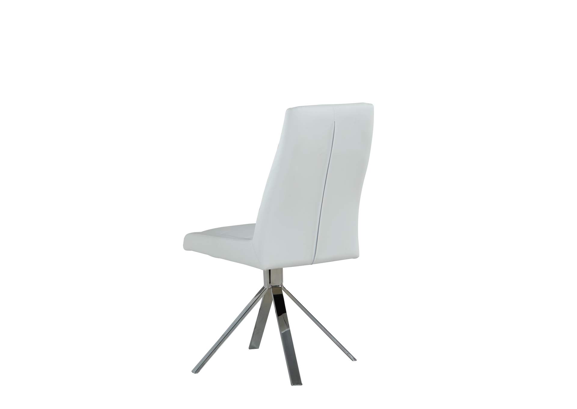 Contemporary Upholstered Swivel Side Chair,Chintaly Imports