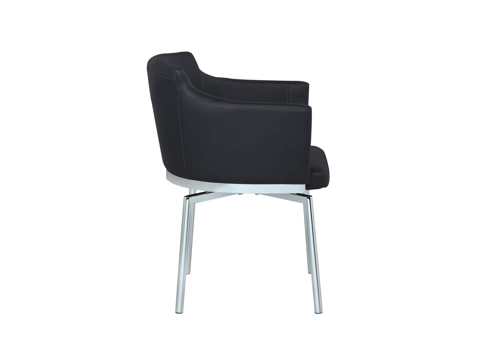 Modern Club Arm Chair w/ Memory Swivel,Chintaly Imports