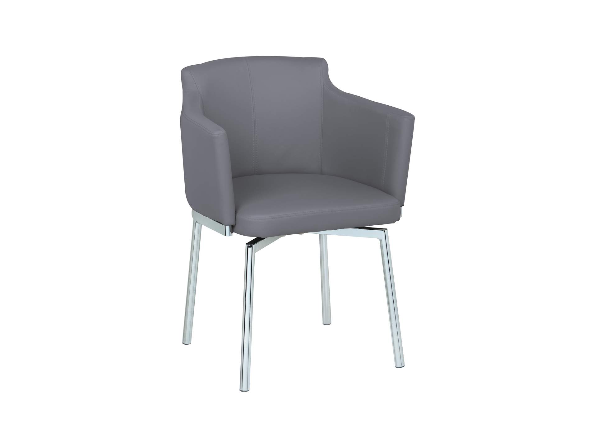 Modern Club Arm Chair w/ Memory Swivel,Chintaly Imports