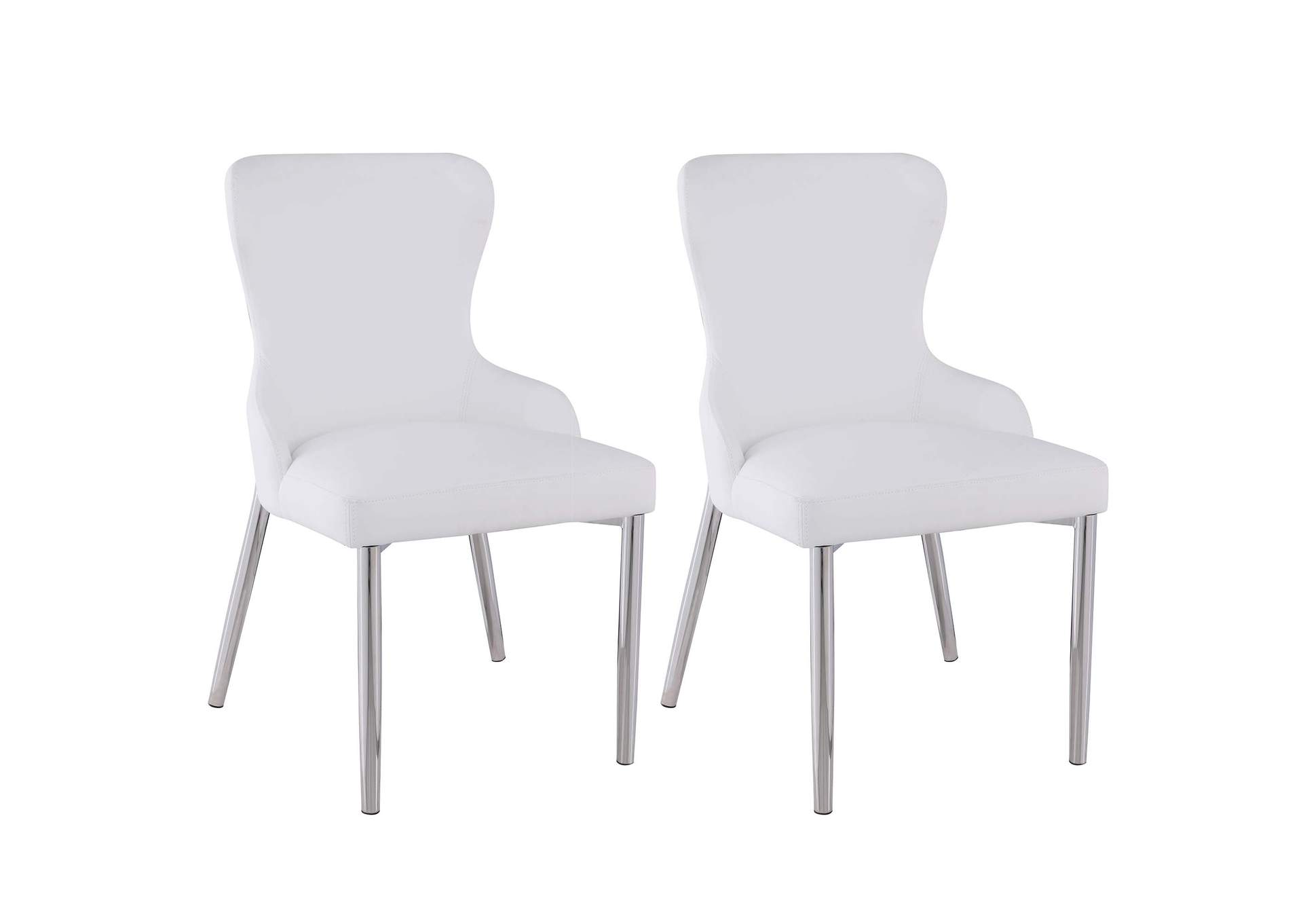 Contemporary Wing-Back Side Chair,Chintaly Imports