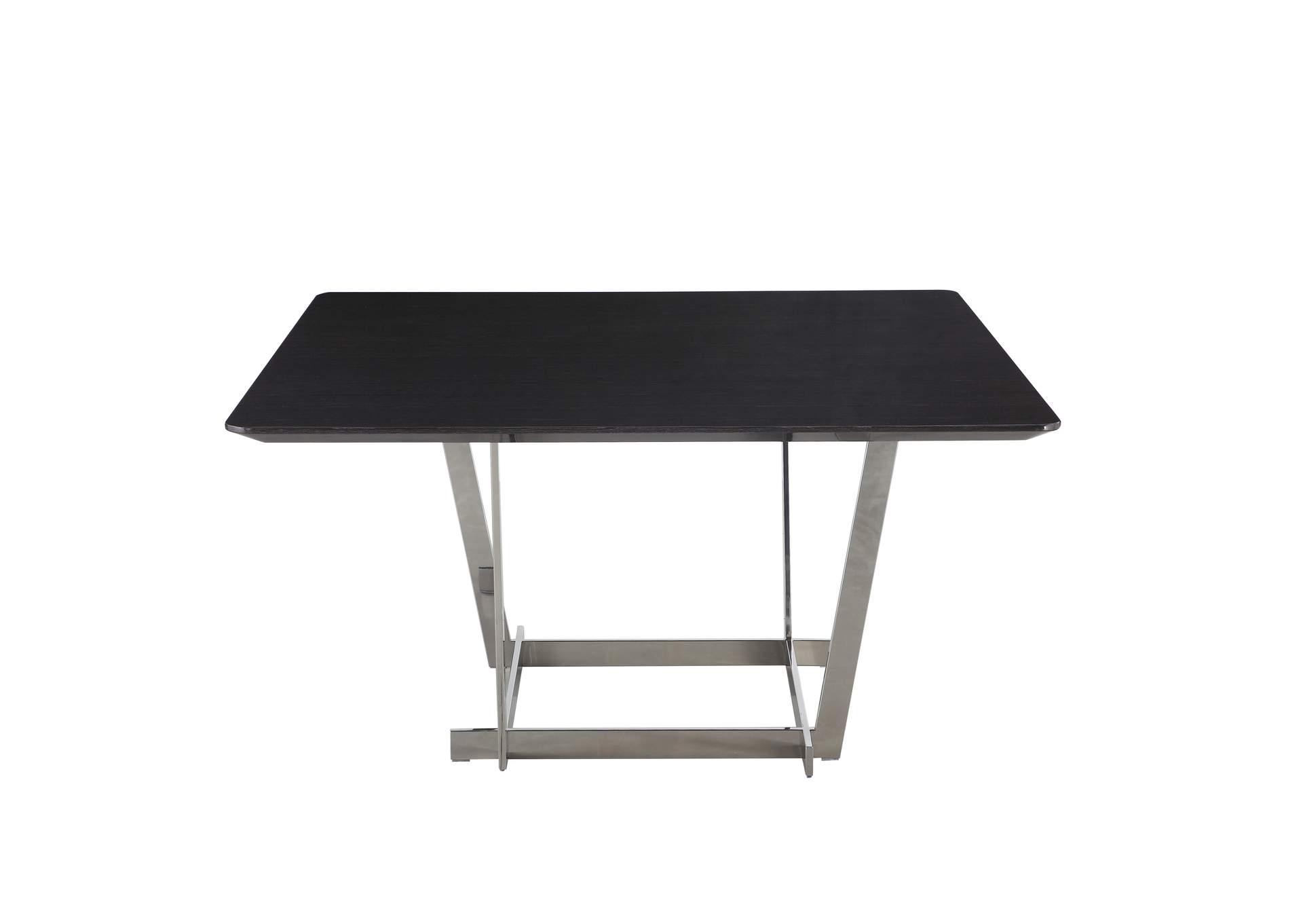 Contemporary Square Wooden Veneer Dining Table,Chintaly Imports