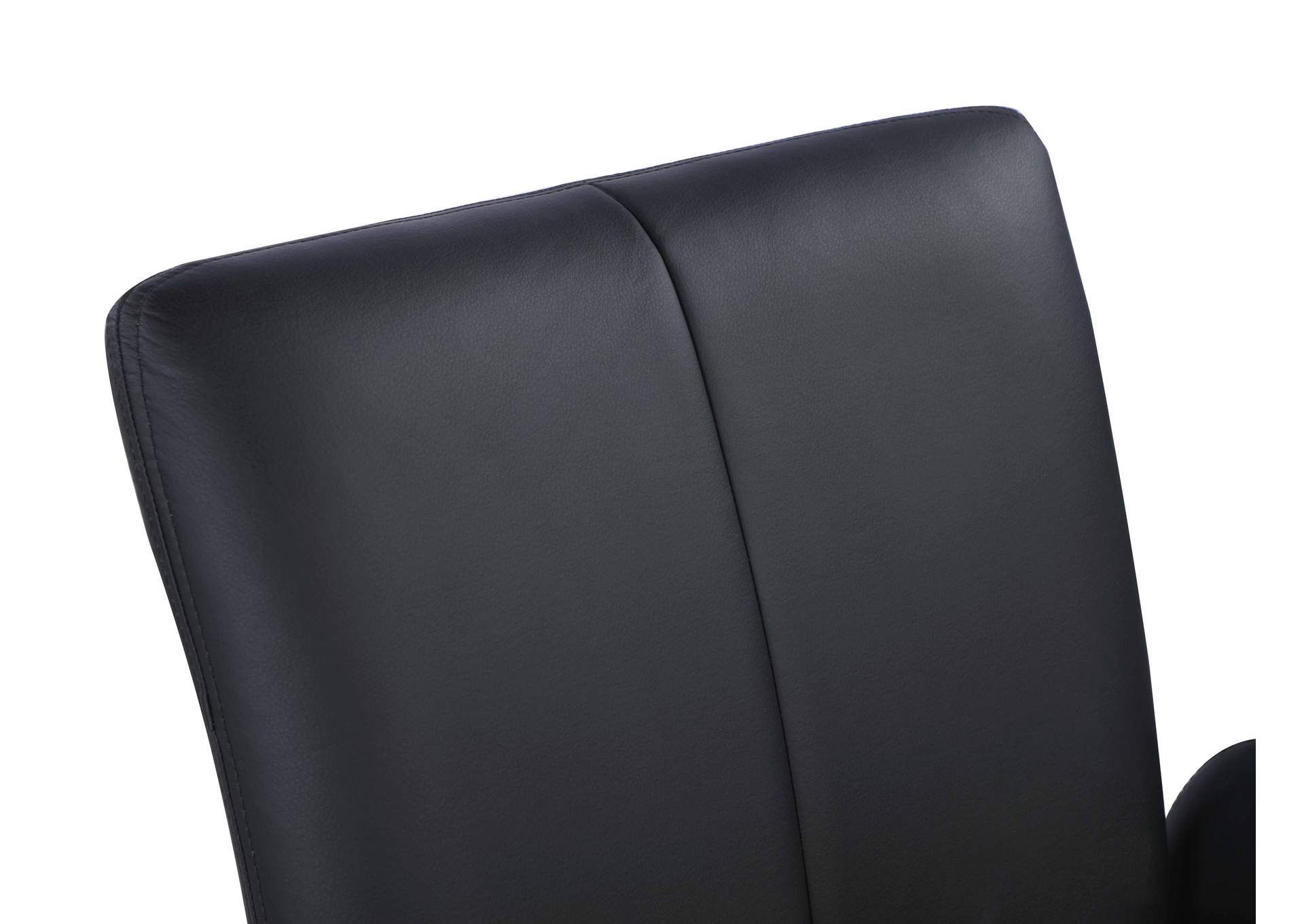Contemporary Arm Chair With Casters,Chintaly Imports