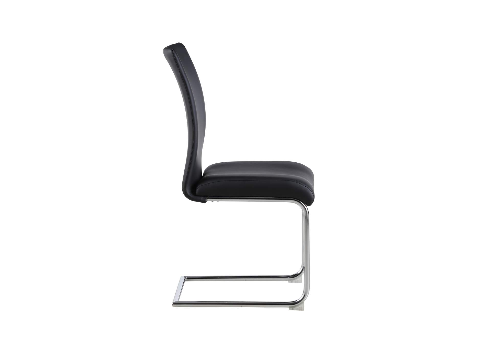 Modern Contour Back Cantilever Side Chair,Chintaly Imports