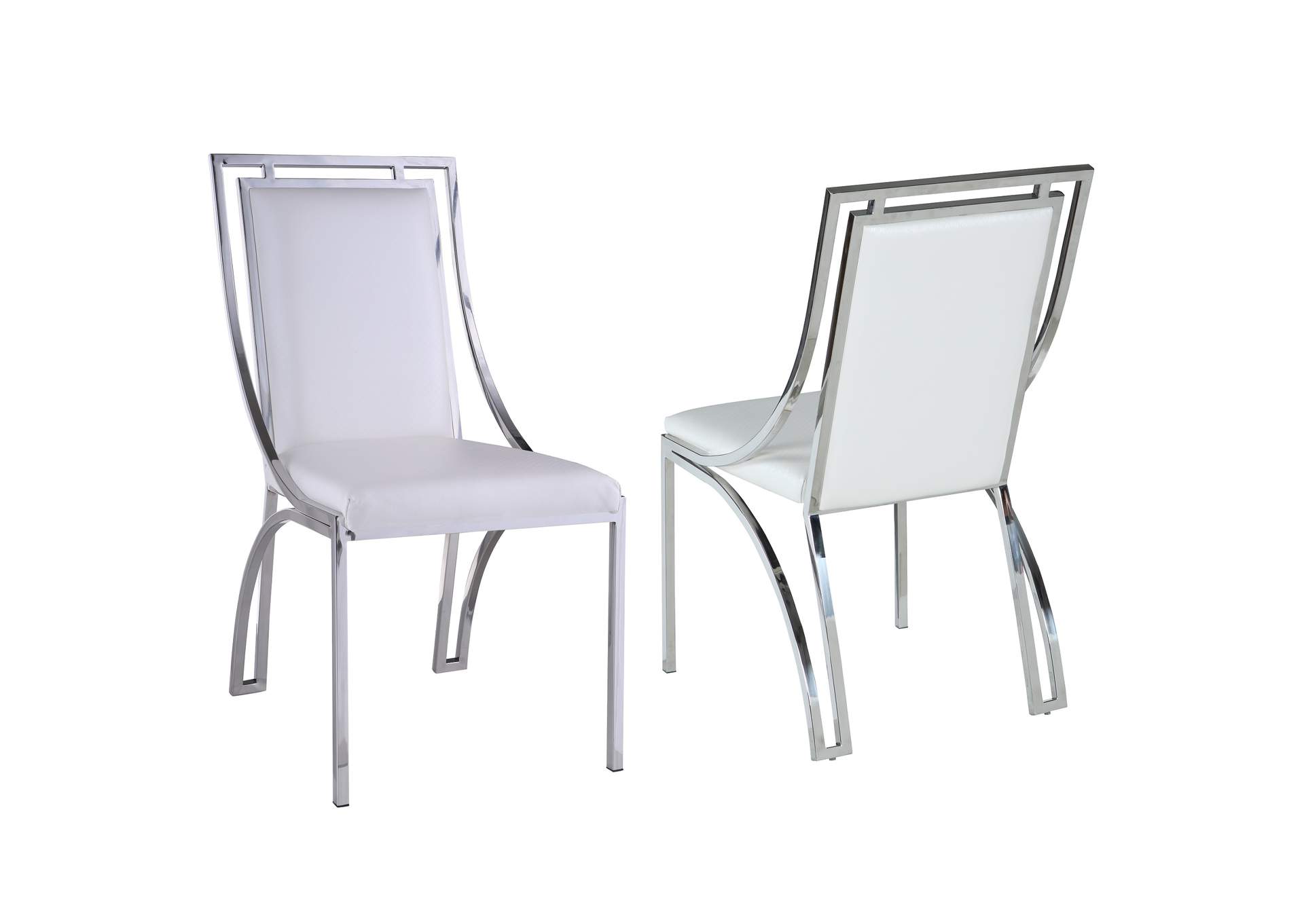 Contemporary Open Frame Side Chair,Chintaly Imports