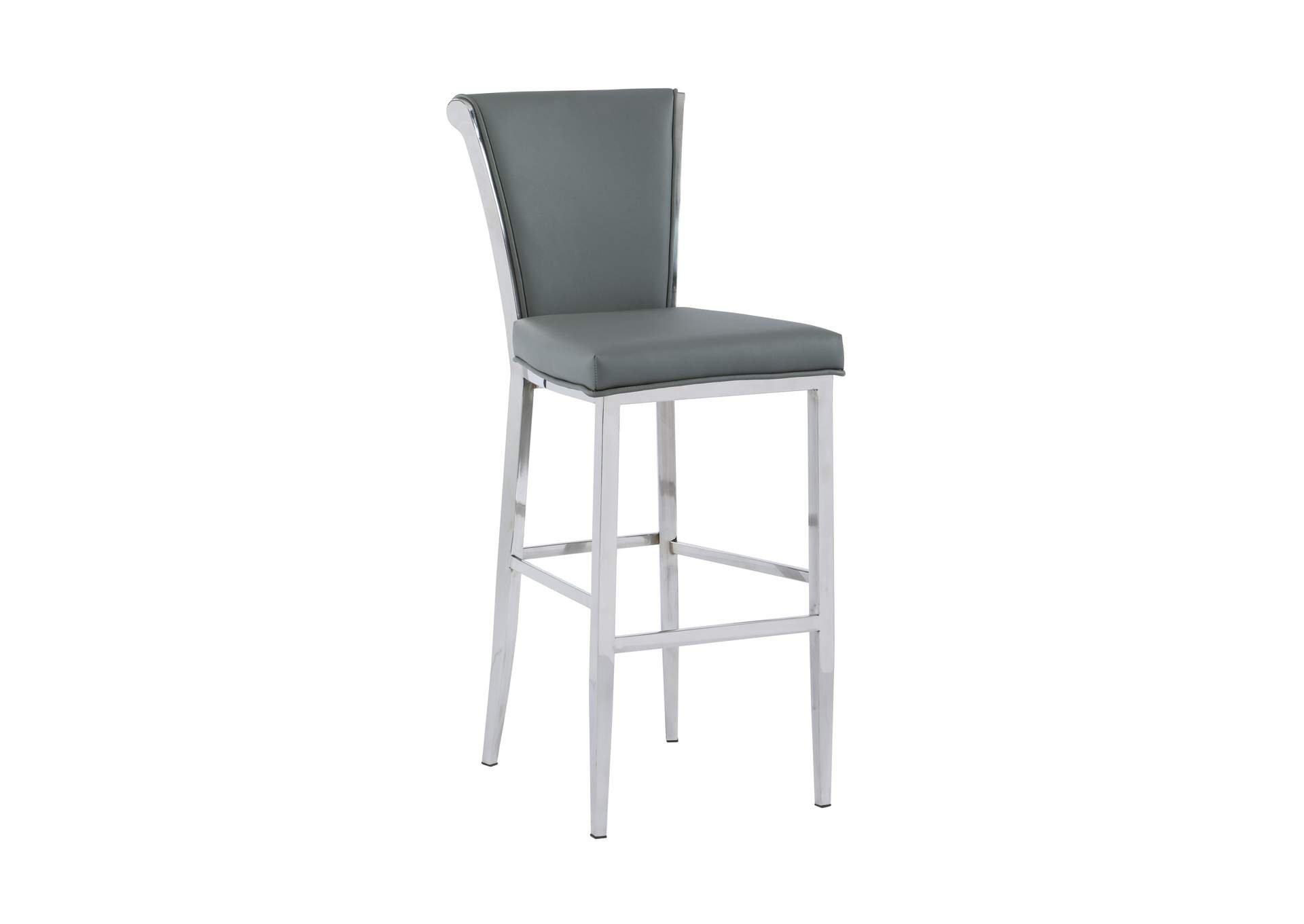 Contemporary Flare Back Bar Stool,Chintaly Imports
