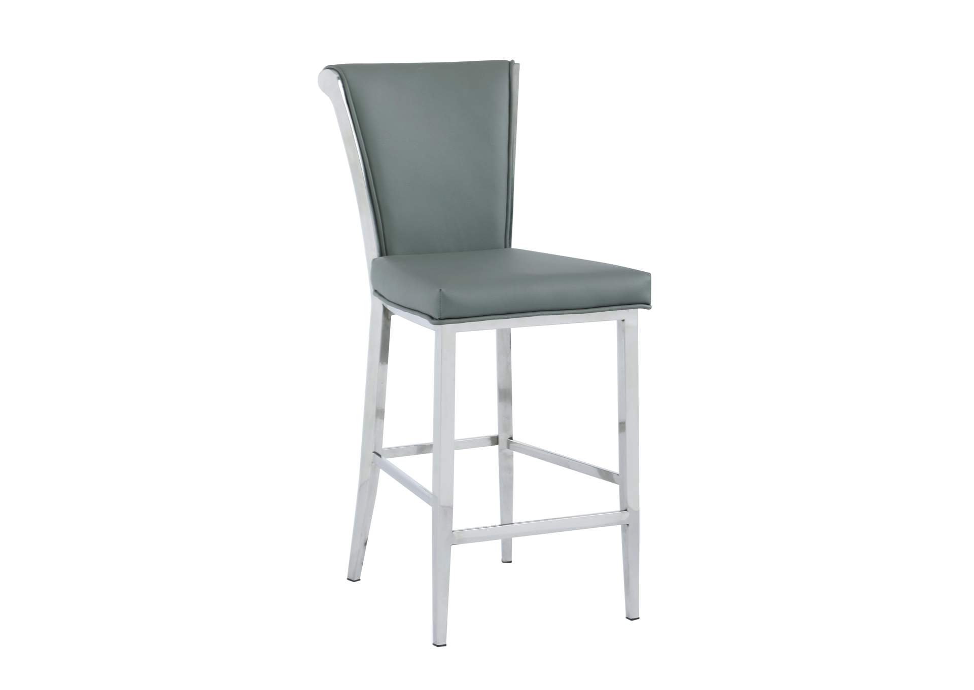 Contemporary Flare Back Counter Stool,Chintaly Imports