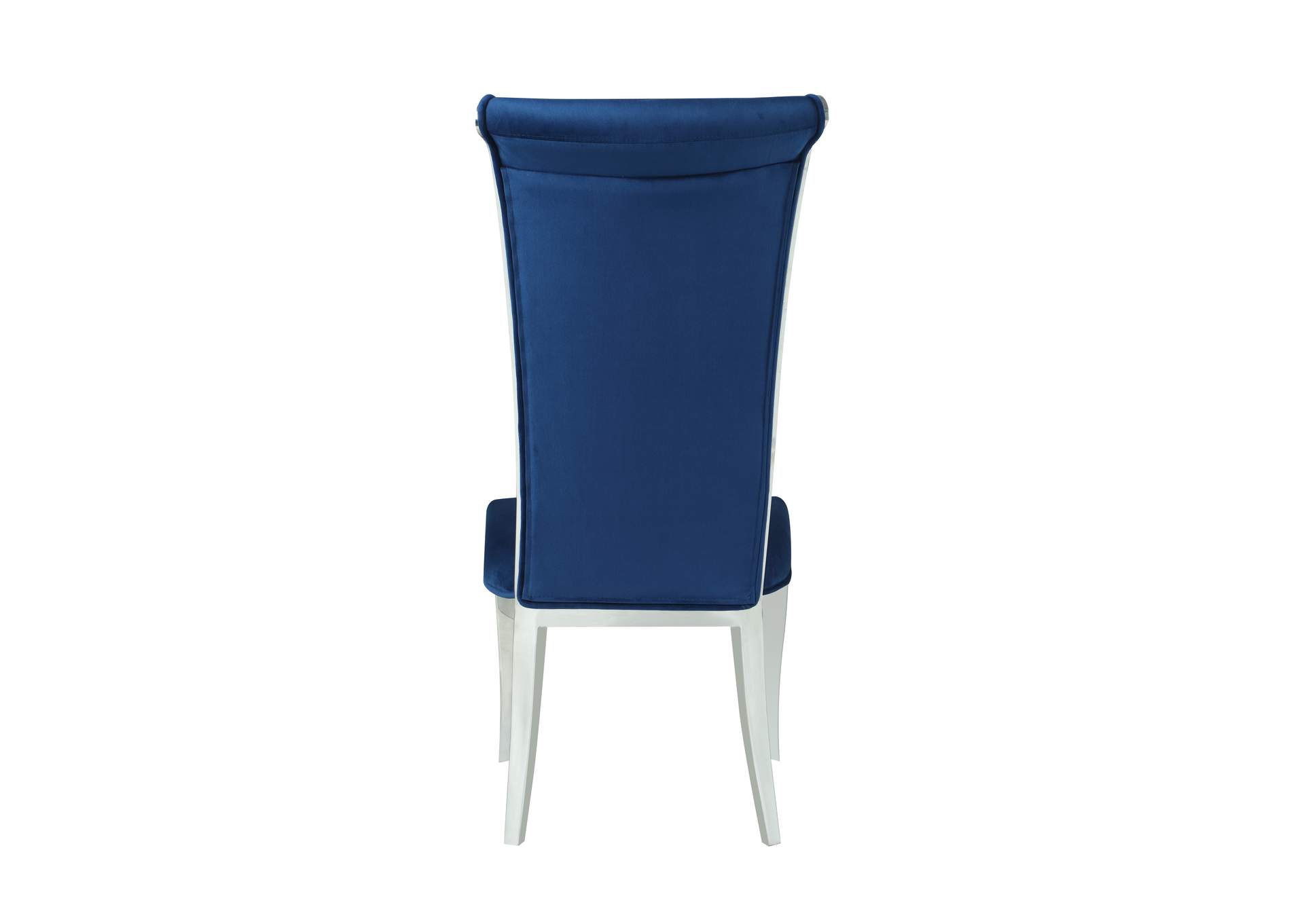Contemporary Tall Roll Back Side Chair (Set of 2),Chintaly Imports