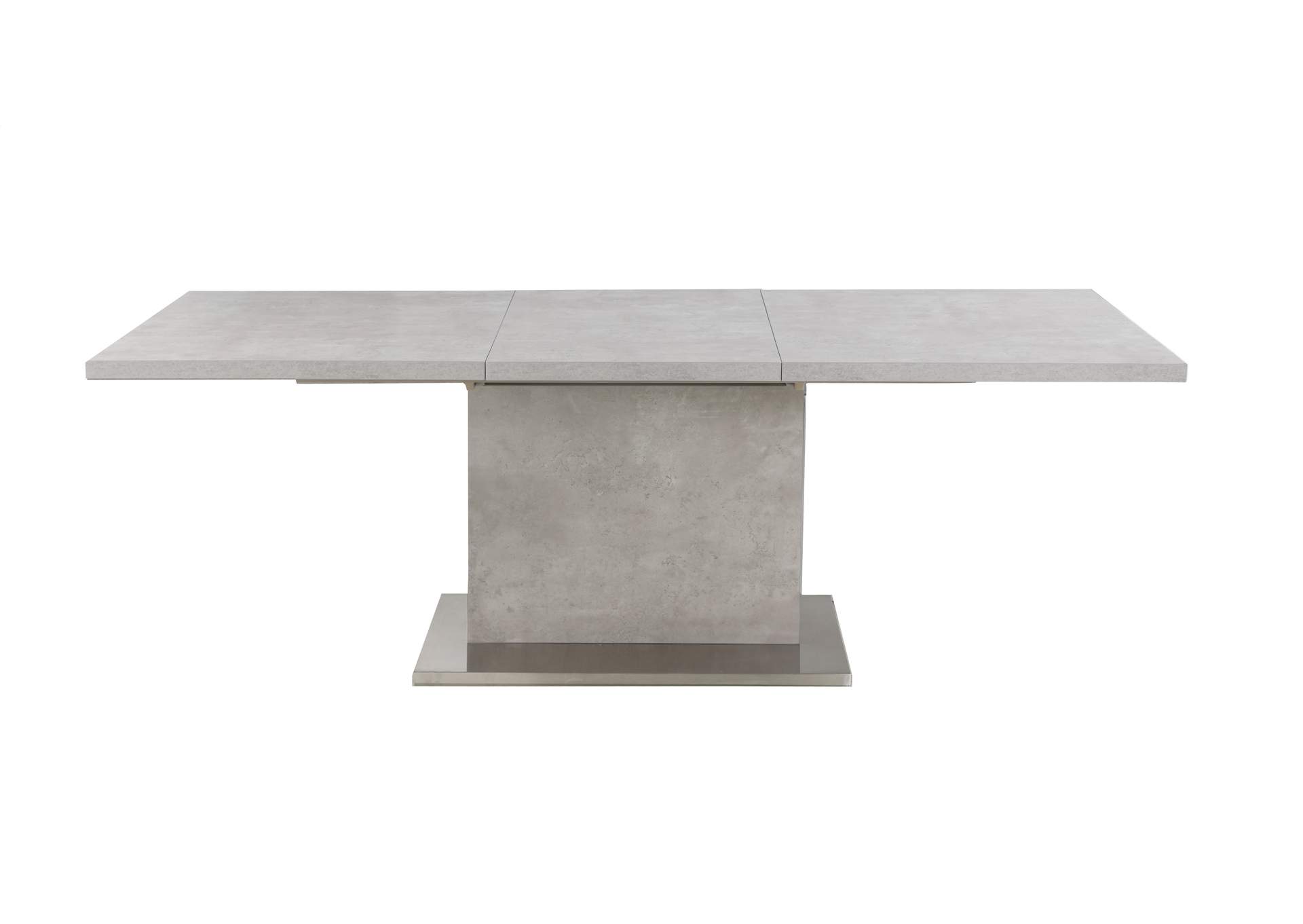 Contemporary Butterly-Extendable Melamine Dining Table,Chintaly Imports