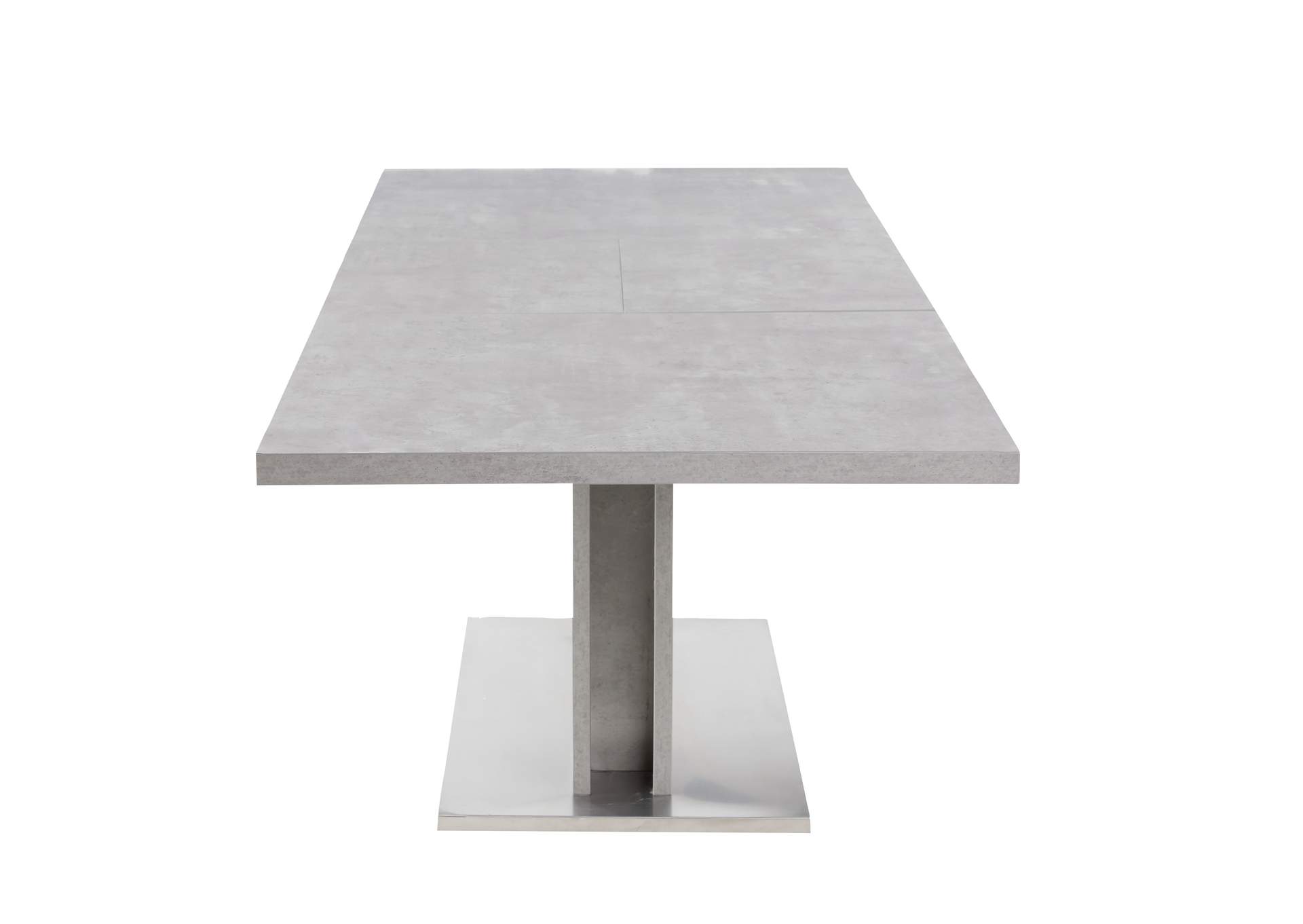 Contemporary Butterly-Extendable Melamine Dining Table,Chintaly Imports