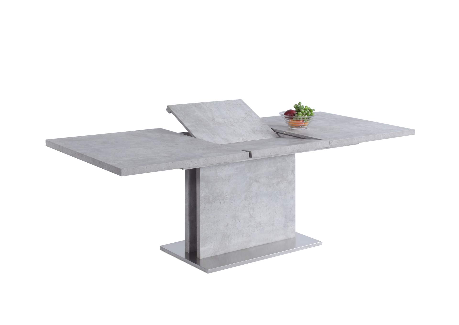 Contemporary Butterly-Extendable Melamine Dining Table,Chintaly Imports