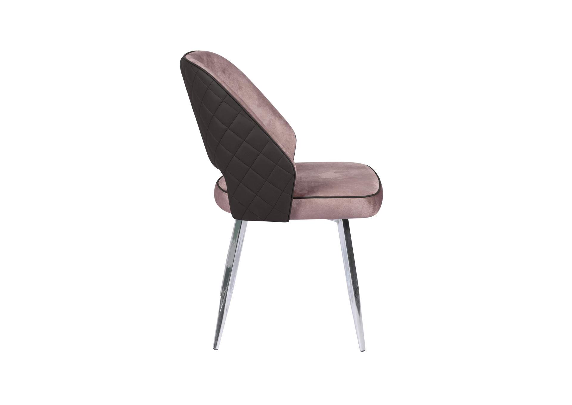 Contemporary 2-Tone Open Back 2-Tone Side Chair (Set of 2),Chintaly Imports