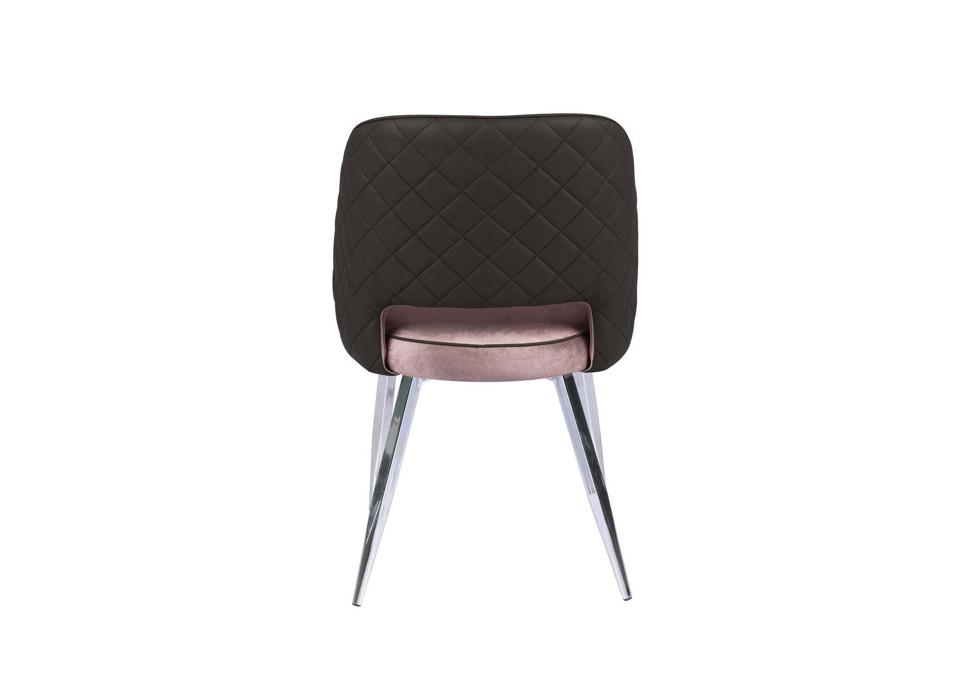 Contemporary 2-Tone Open Back 2-Tone Side Chair (Set of 2),Chintaly Imports