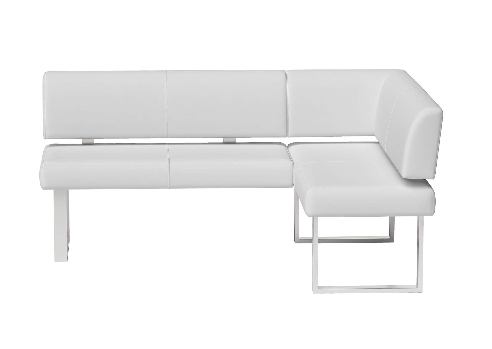 Contemporary Dining Set With Wooden Dining Table & Upholstered Nook,Chintaly Imports