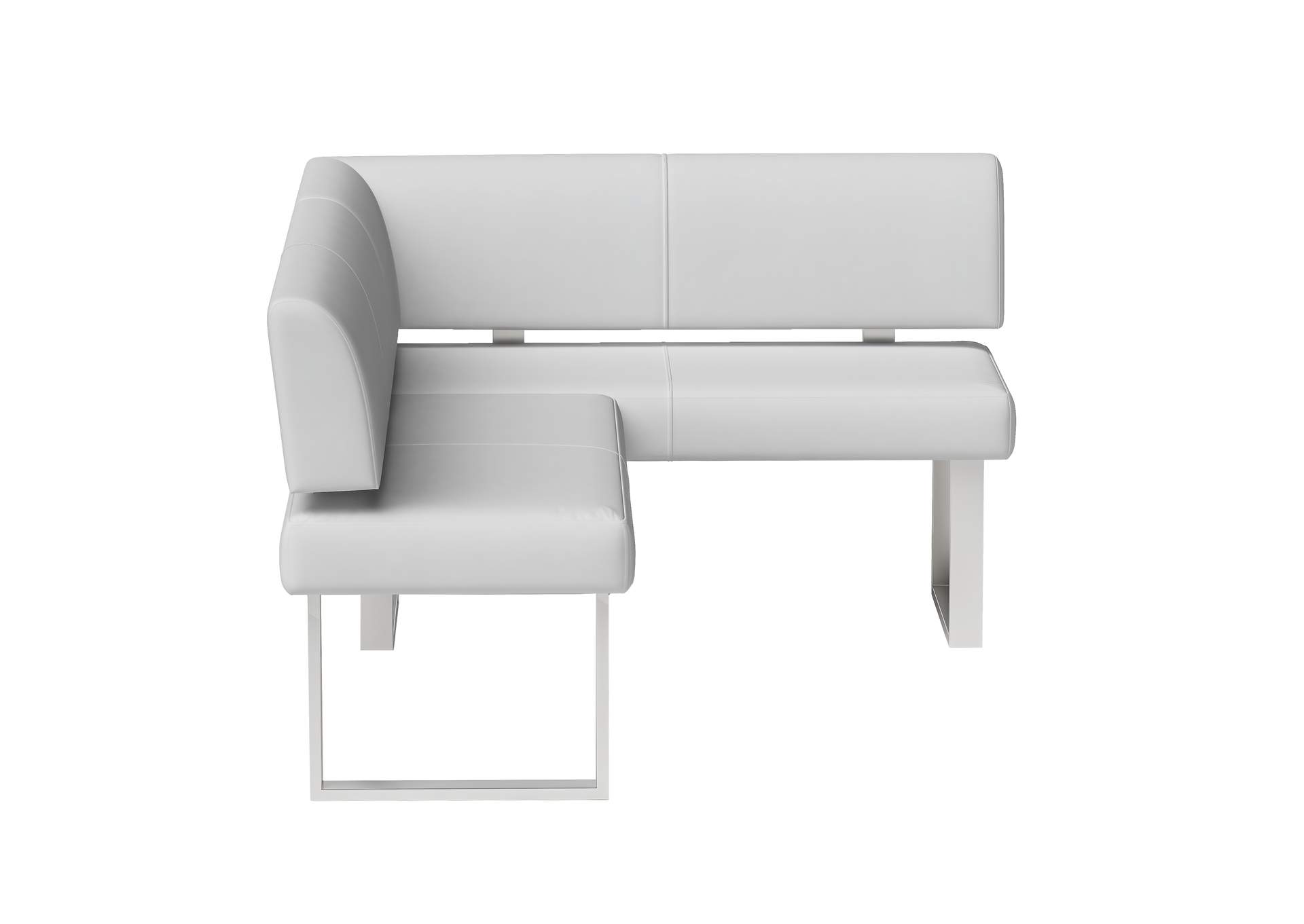Contemporary Dining Set With Wooden Dining Table & Upholstered Nook,Chintaly Imports