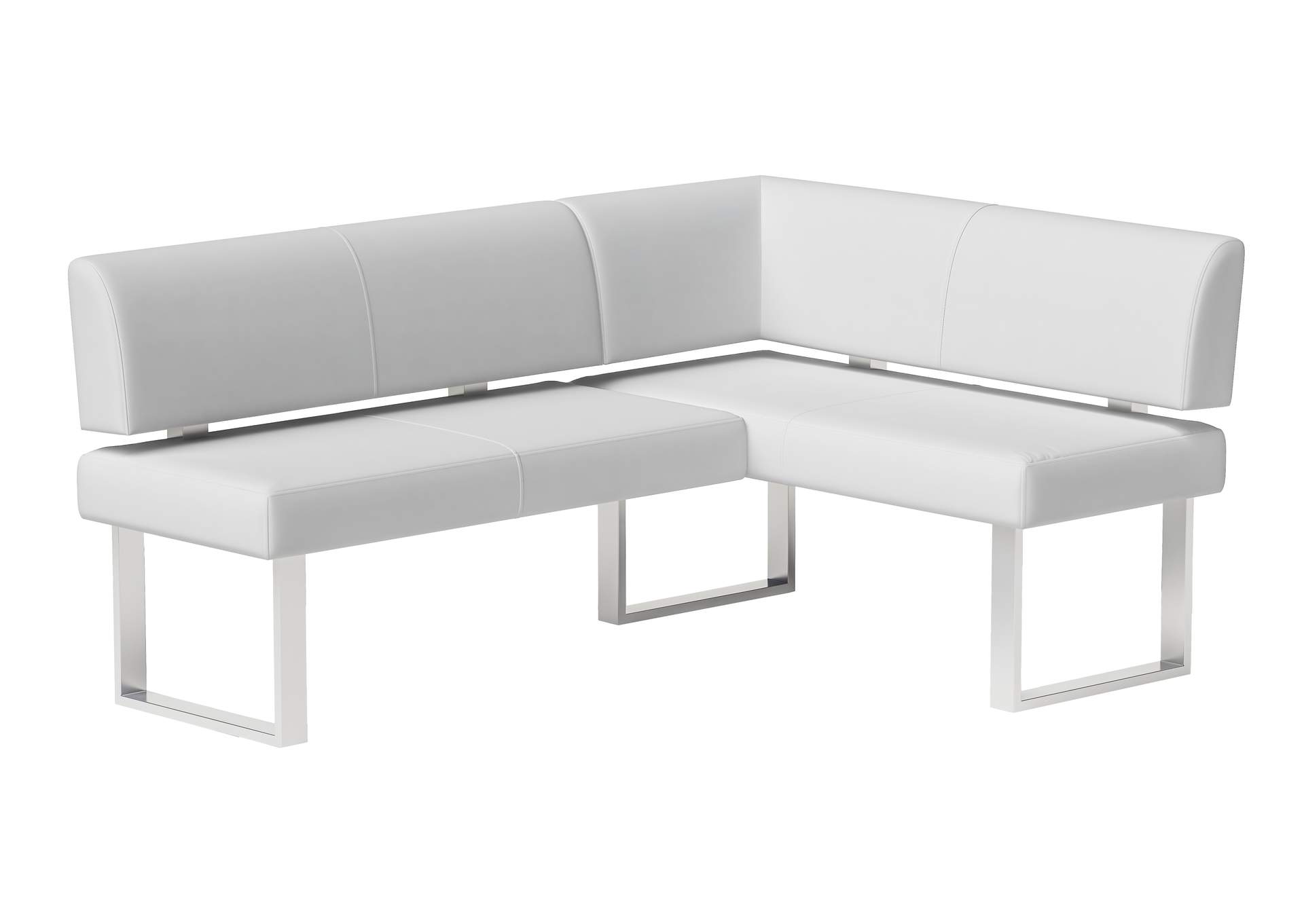 Contemporary Dining Set With Wooden Dining Table & Upholstered Nook,Chintaly Imports