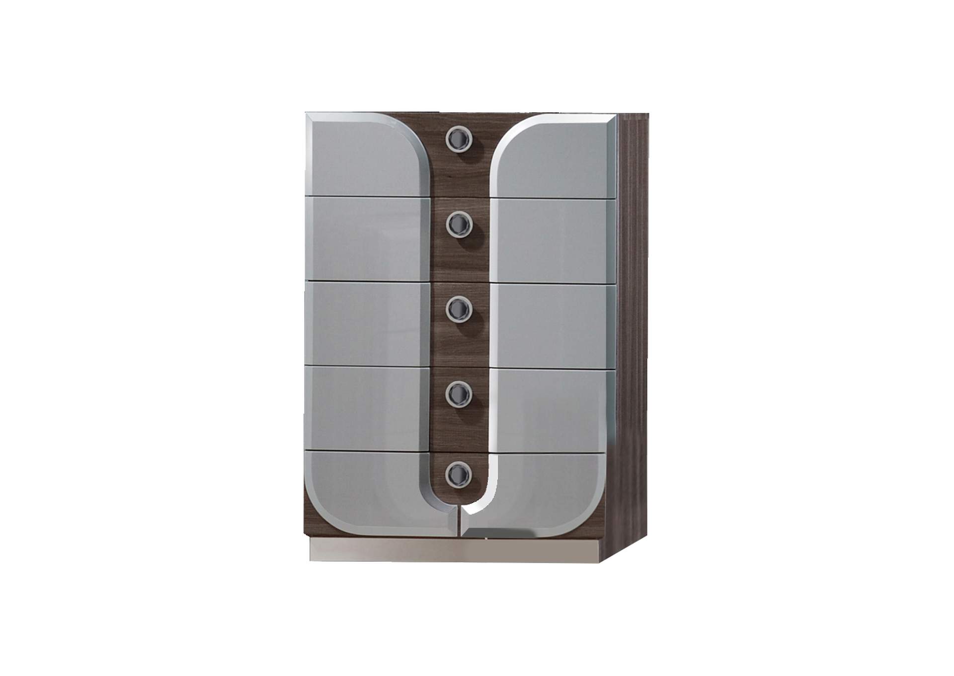 Modern 5-Drawer Chest,Chintaly Imports