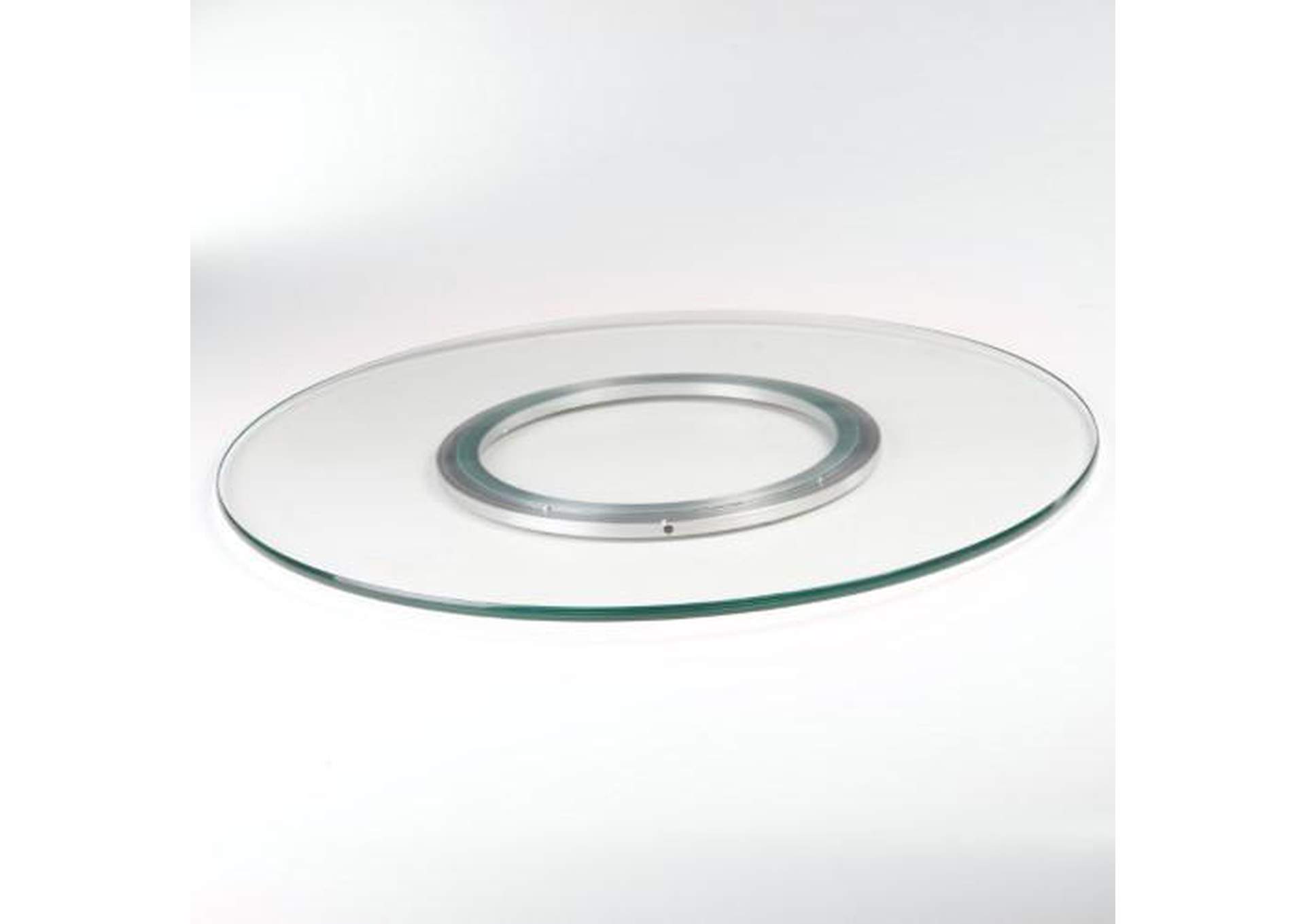 24” Round Clear Glass Lazy Susan,Chintaly Imports