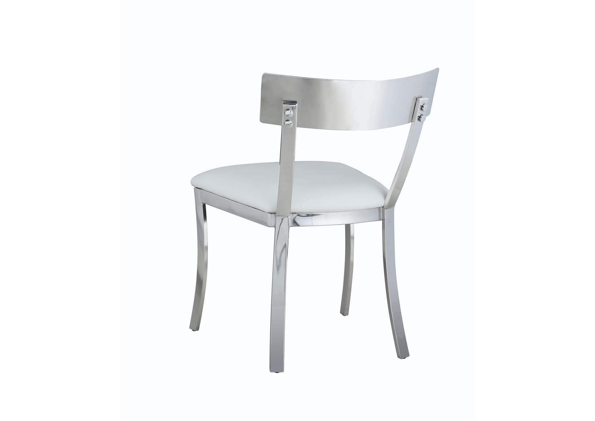 Contemporary Curved-Back Side Chair,Chintaly Imports