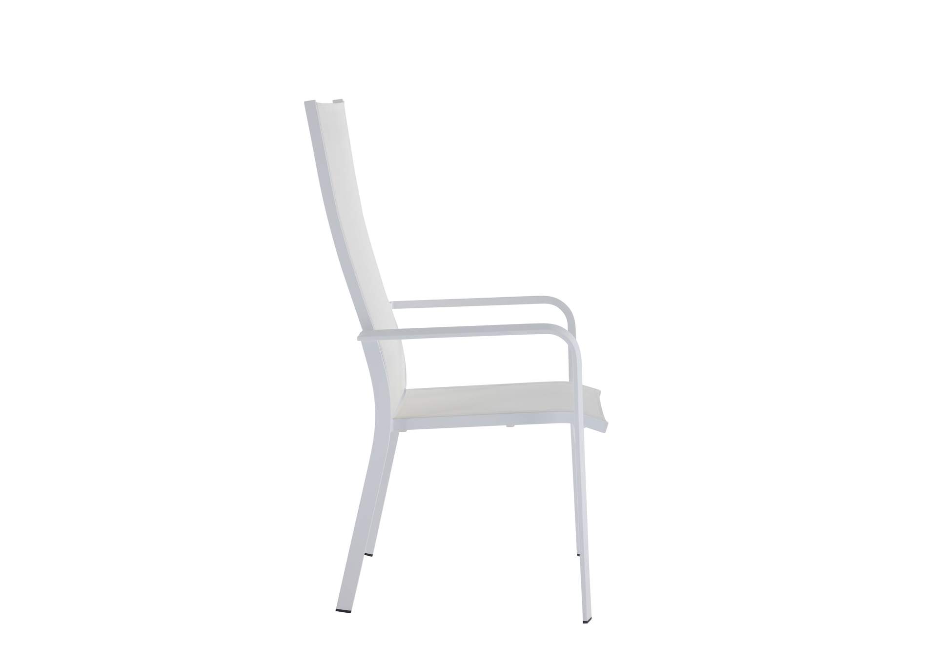 Contemporary High Back Outdoor Chair with Sling Seat,Chintaly Imports
