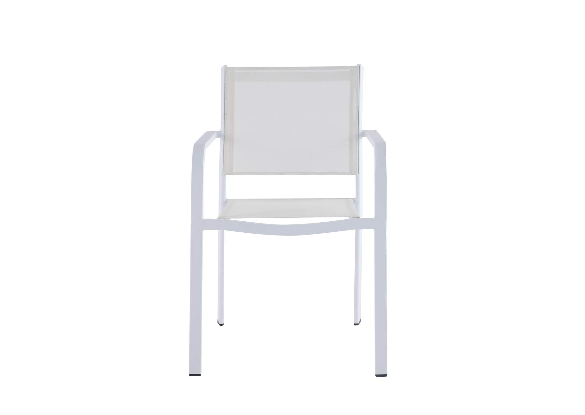 Contemporary Low Back Outdoor Chair with Sling Seat,Chintaly Imports