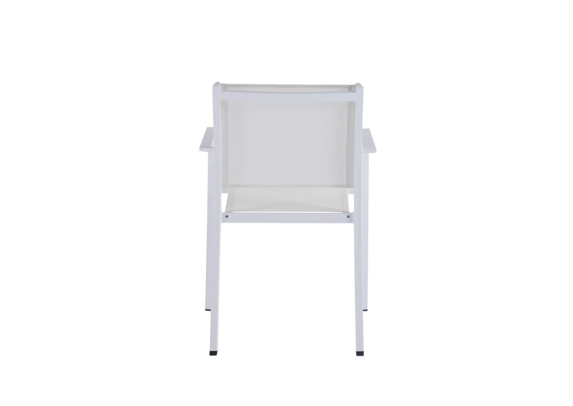 Contemporary Low Back Outdoor Chair with Sling Seat,Chintaly Imports