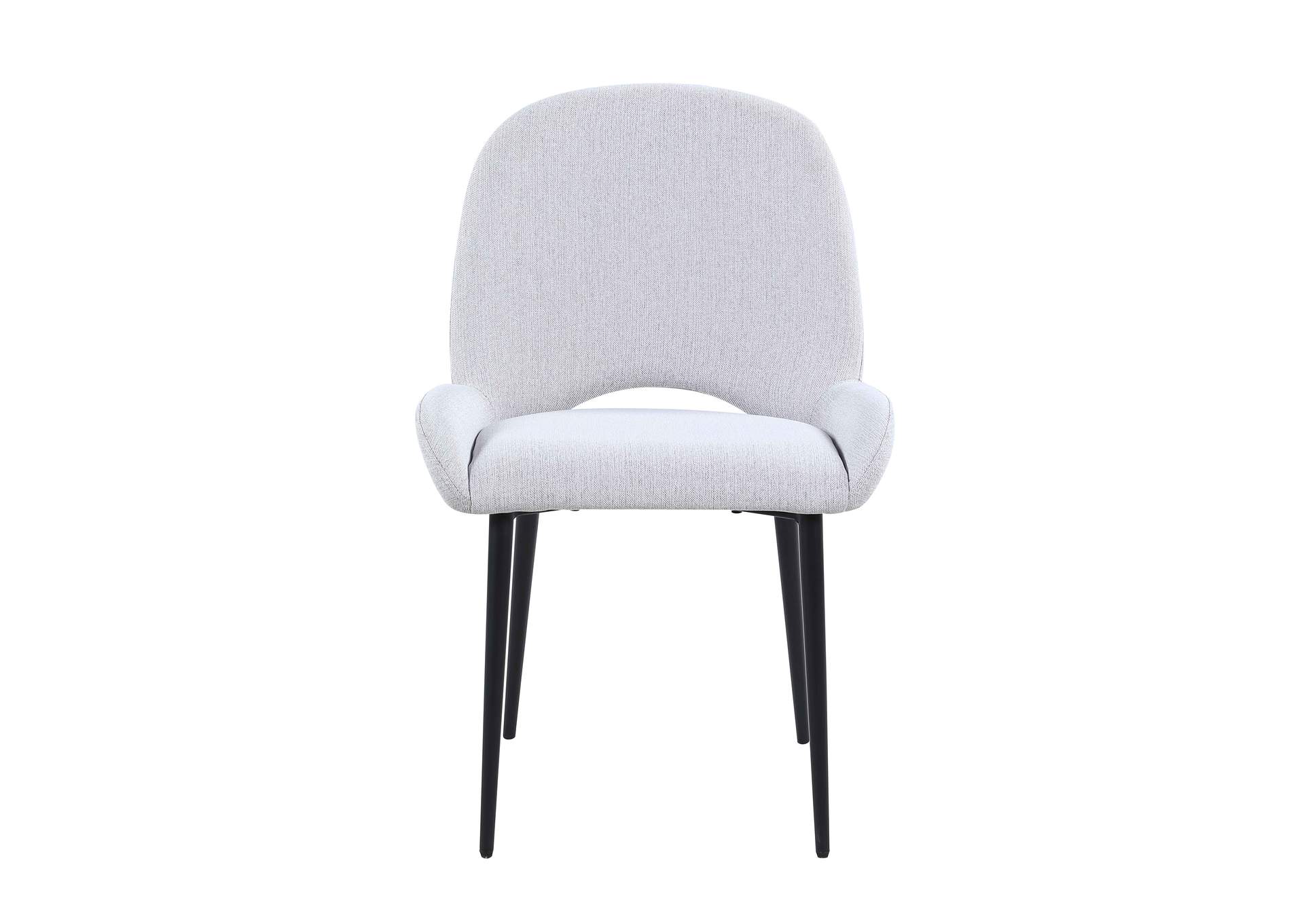 Contemporary Side Chair With Bucket Seat (Set of 2),Chintaly Imports