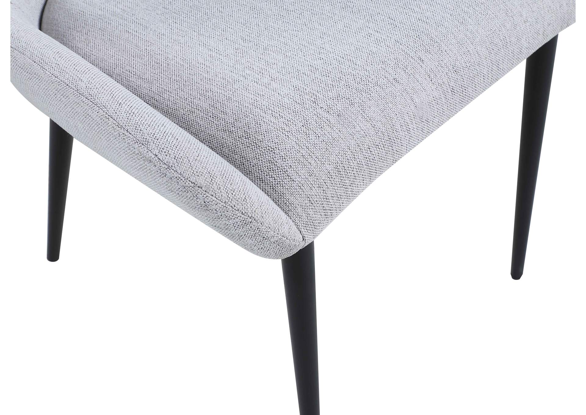 Contemporary Side Chair With Bucket Seat (Set of 2),Chintaly Imports