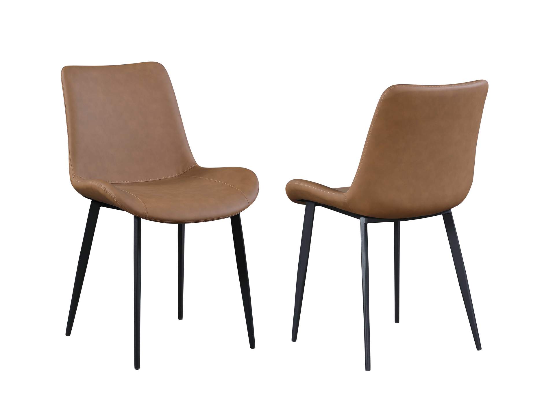 Contemporary Dining Set With Ceramic Top & 4 Chairs,Chintaly Imports