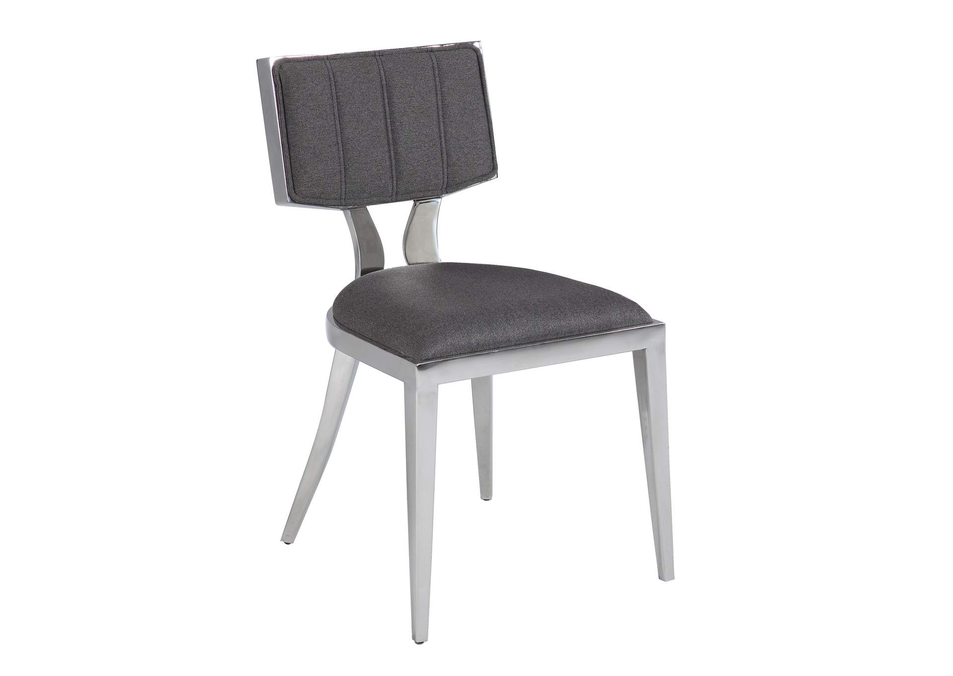 Dining Set With Rectangular Glass Table & 4 Floating-Back Chairs,Chintaly Imports
