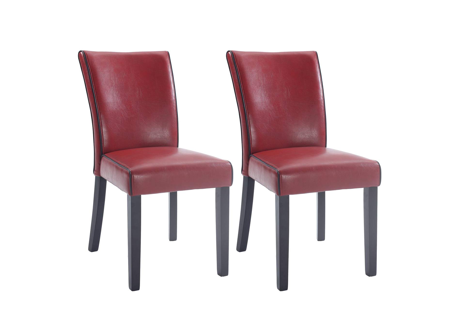 Bonded Leather Parson Chair,Chintaly Imports
