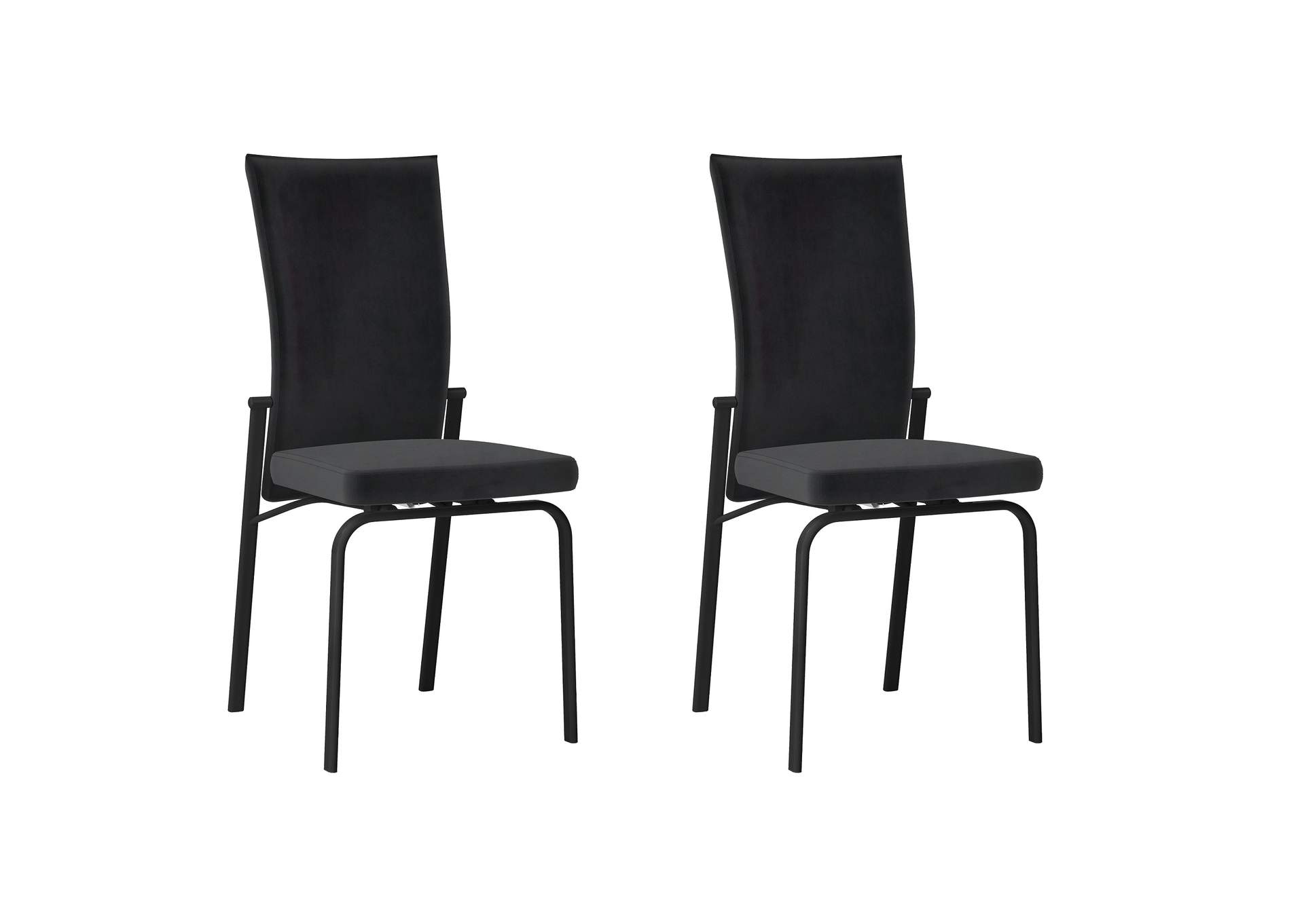 Contemporary Motion-Back Side Chair (Set of 2),Chintaly Imports