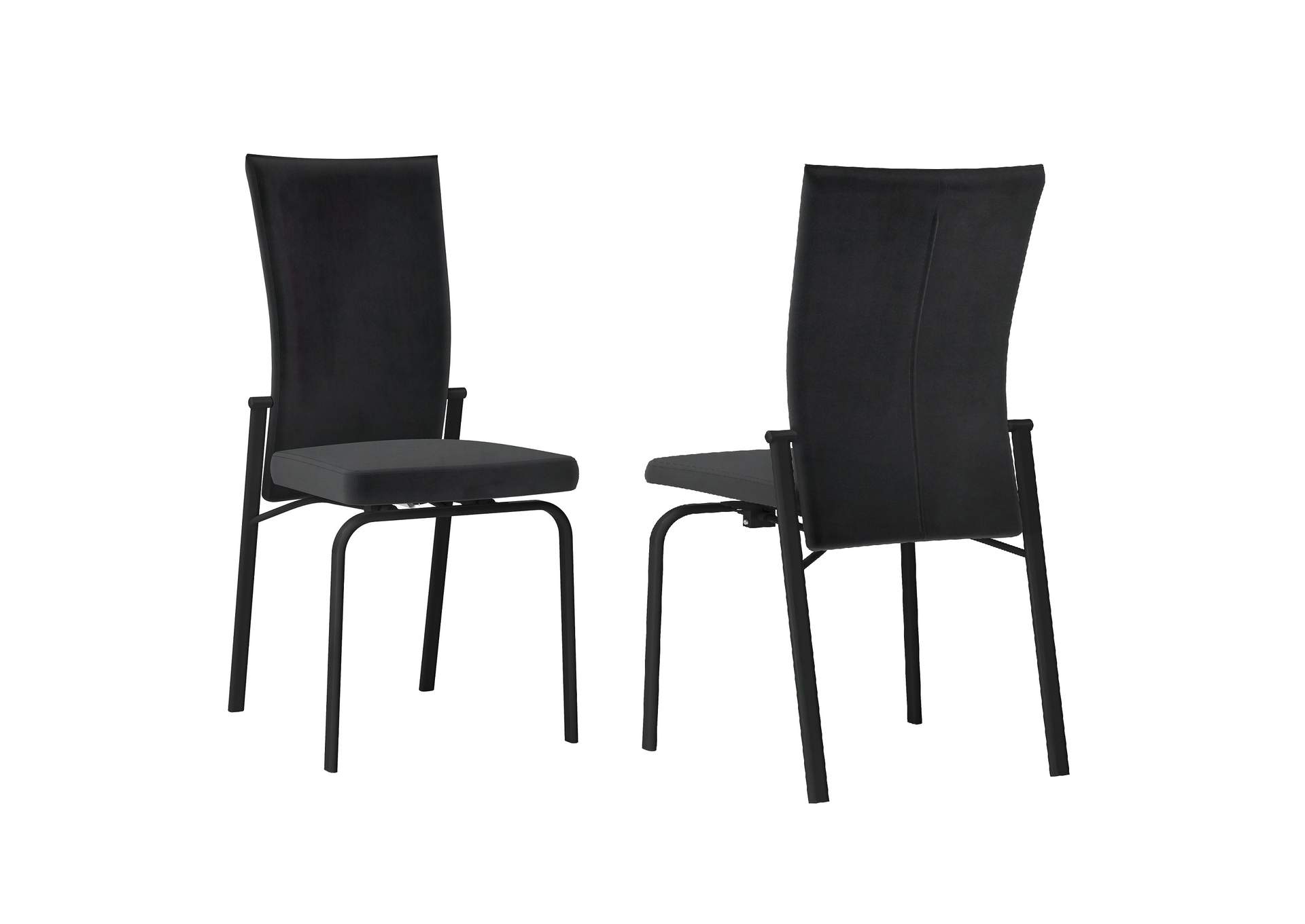 Contemporary Motion-Back Side Chair (Set of 2),Chintaly Imports