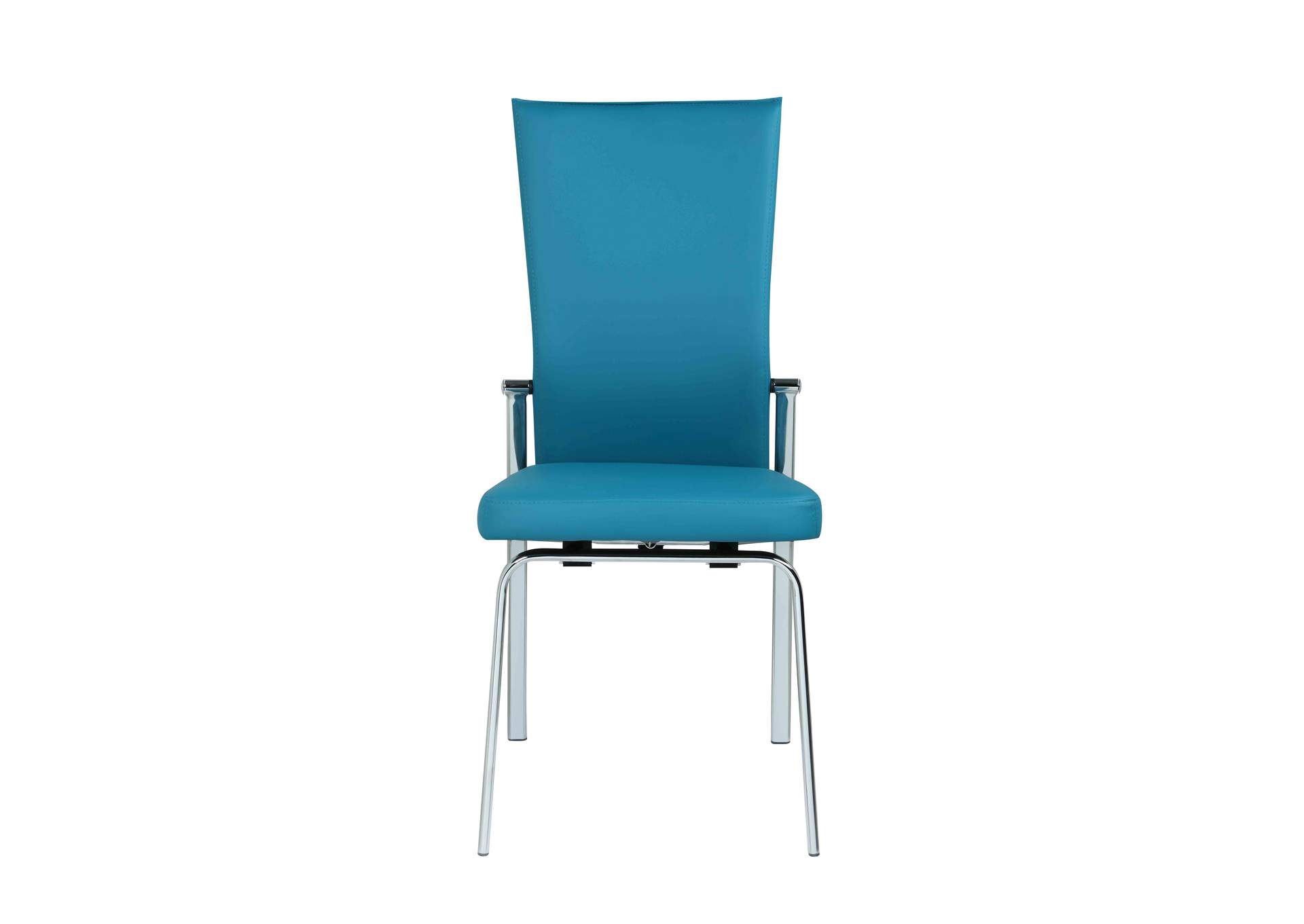 Contemporary Motion-Back Side Chair w/ Chrome Frame,Chintaly Imports
